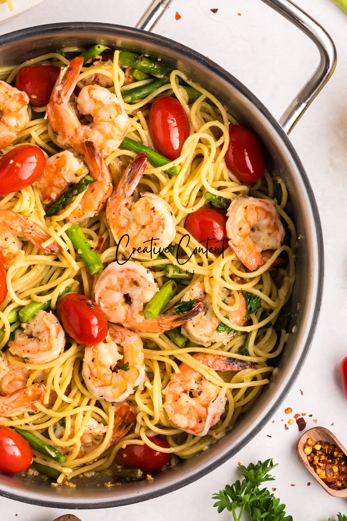 Garlic Shrimp Pasta - Set 1 of 2