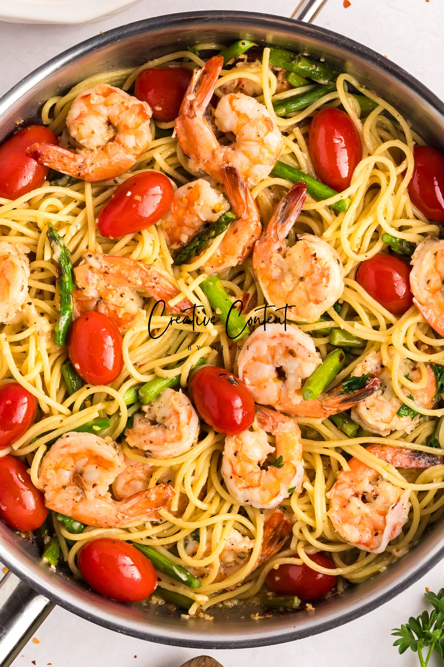 Garlic Shrimp Pasta - Set 1 of 2