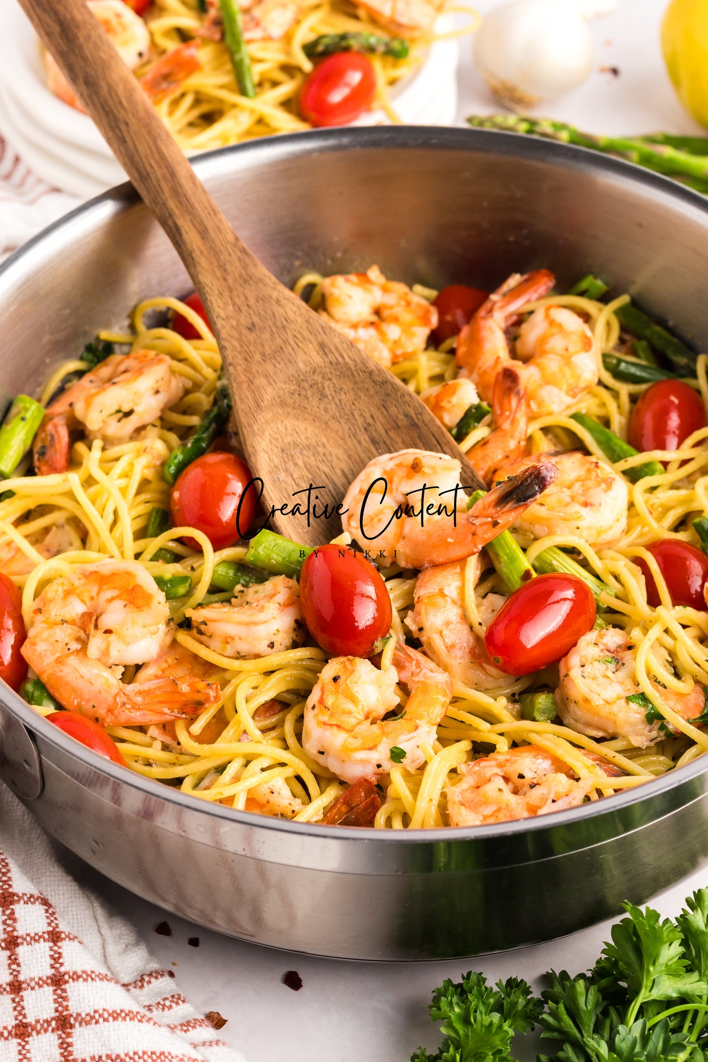 Garlic Shrimp Pasta - Set 1 of 2