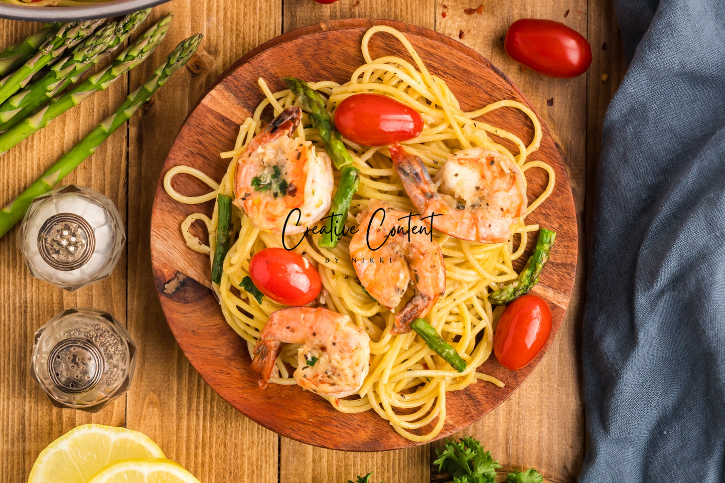 Garlic Shrimp Pasta - Set 2 of 2