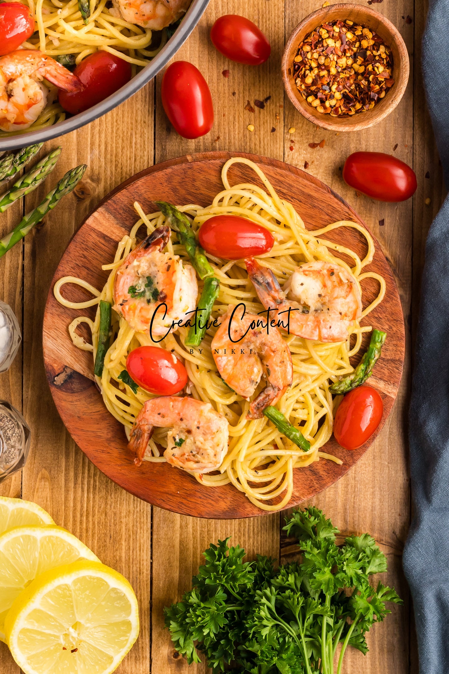 Garlic Shrimp Pasta - Set 2 of 2