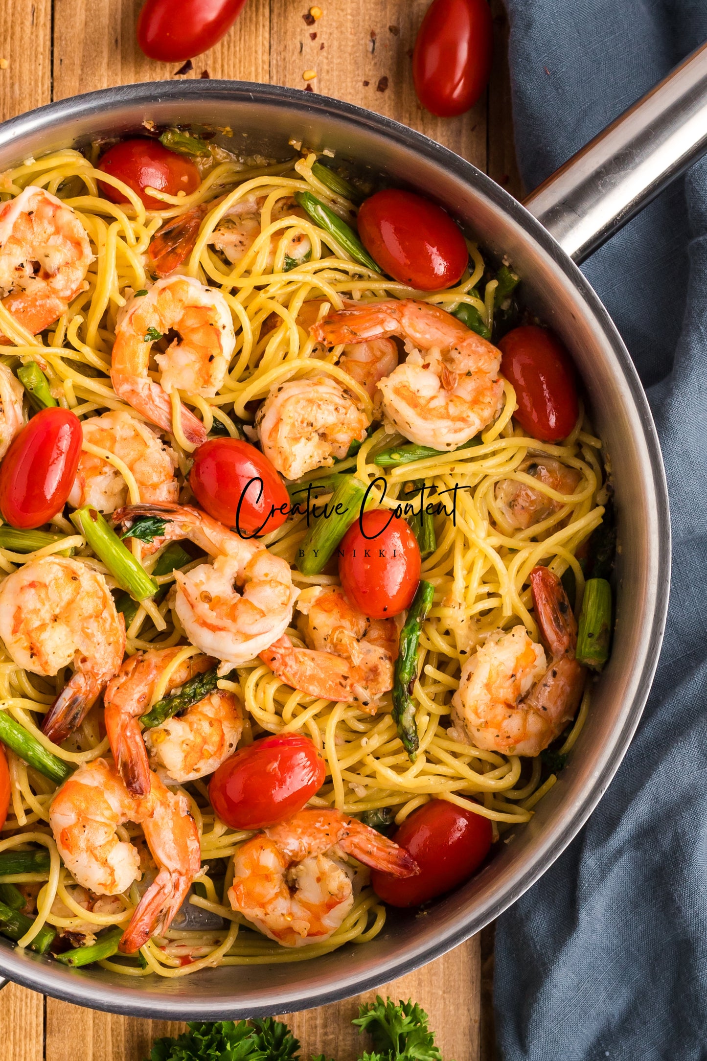 Garlic Shrimp Pasta - Set 2 of 2