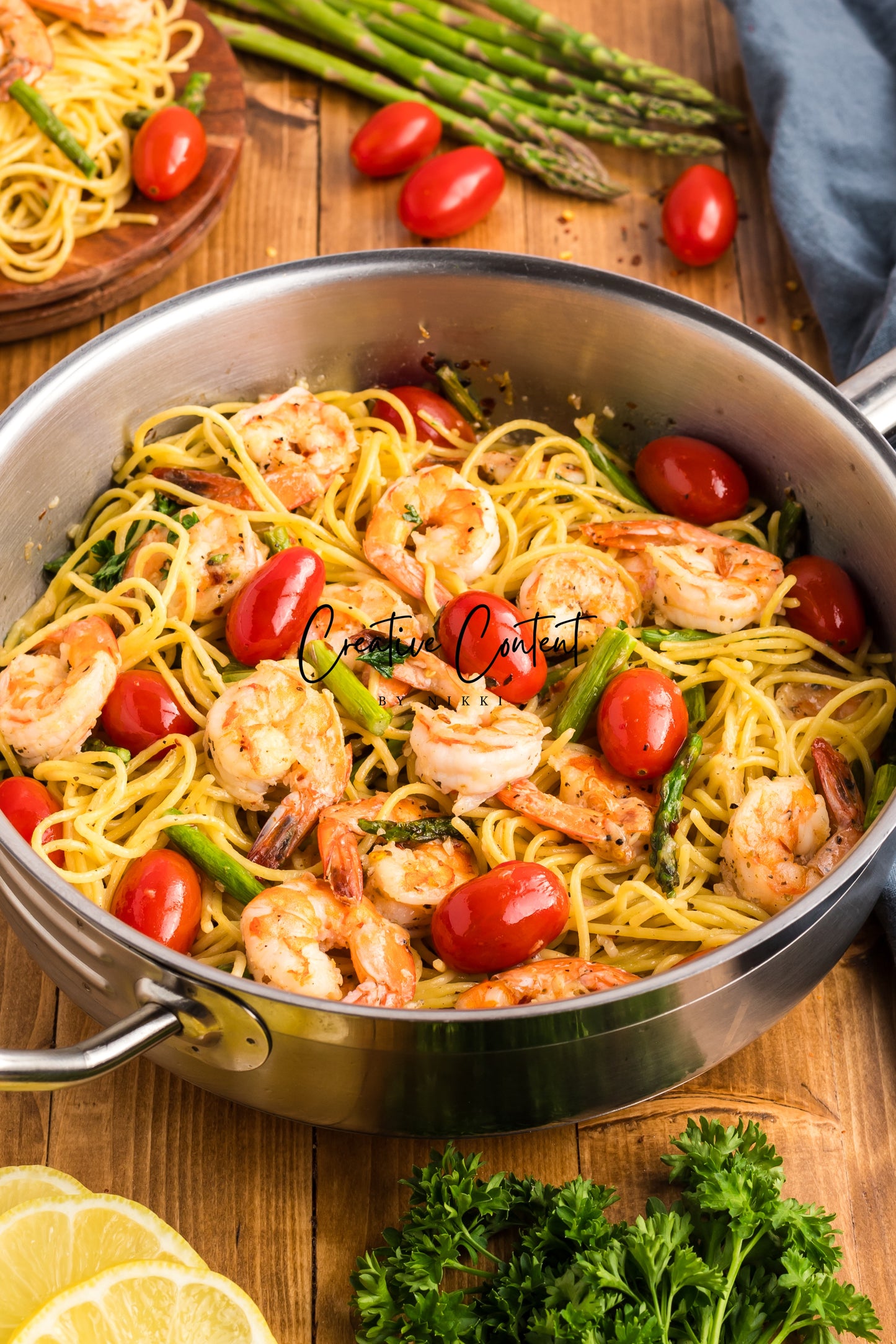 Garlic Shrimp Pasta - Set 2 of 2