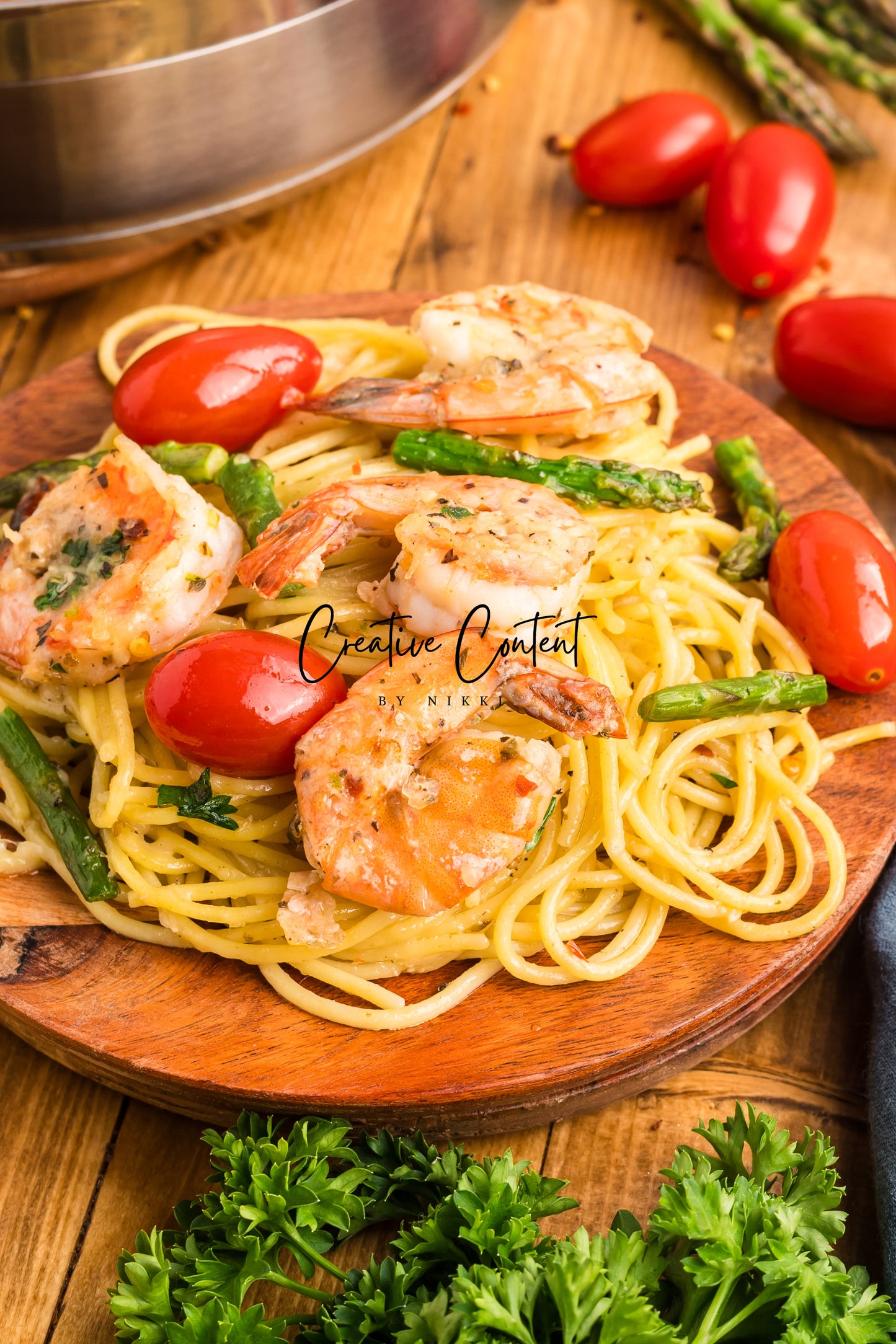 Garlic Shrimp Pasta - Set 2 of 2