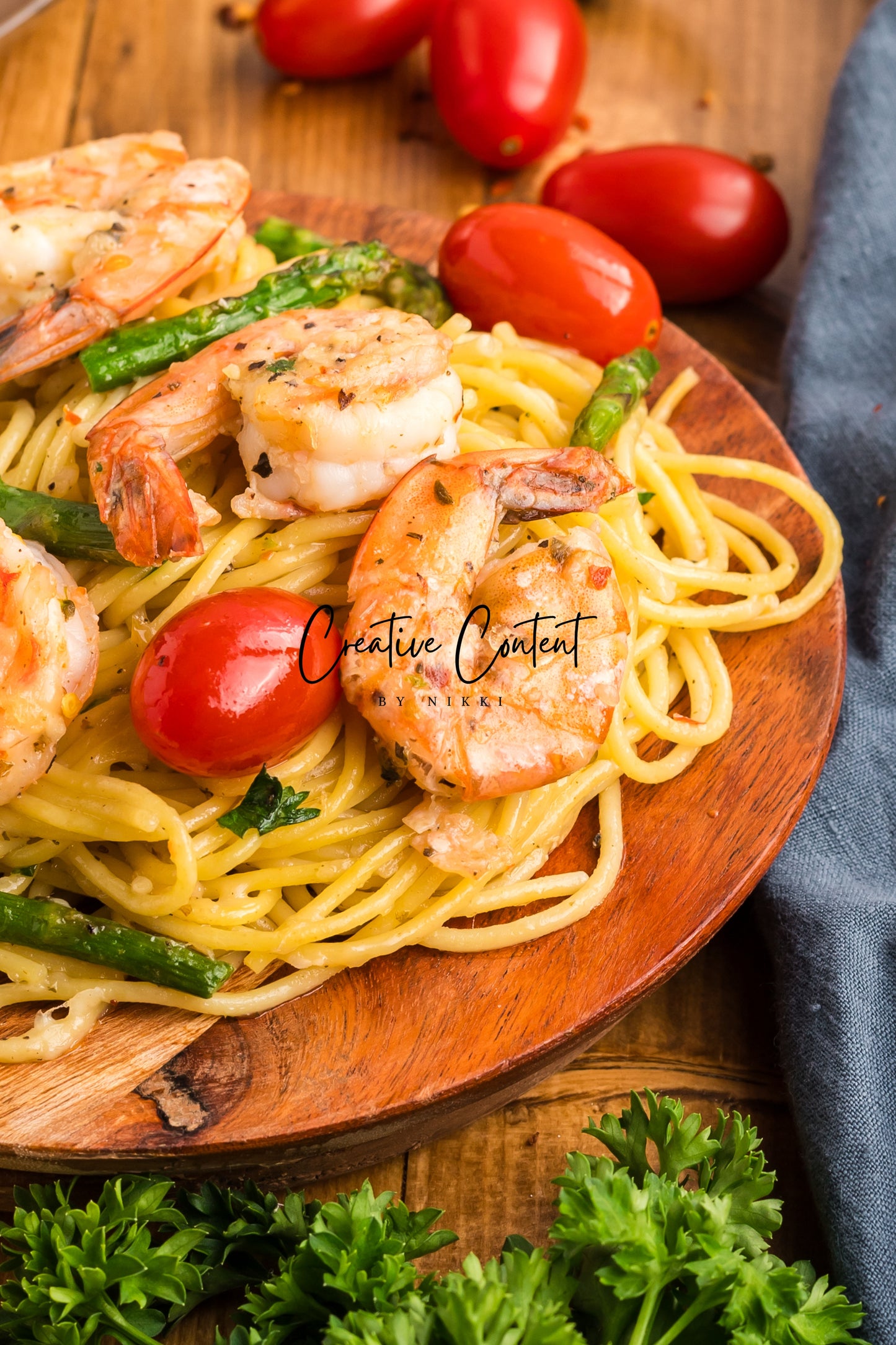 Garlic Shrimp Pasta - Set 2 of 2