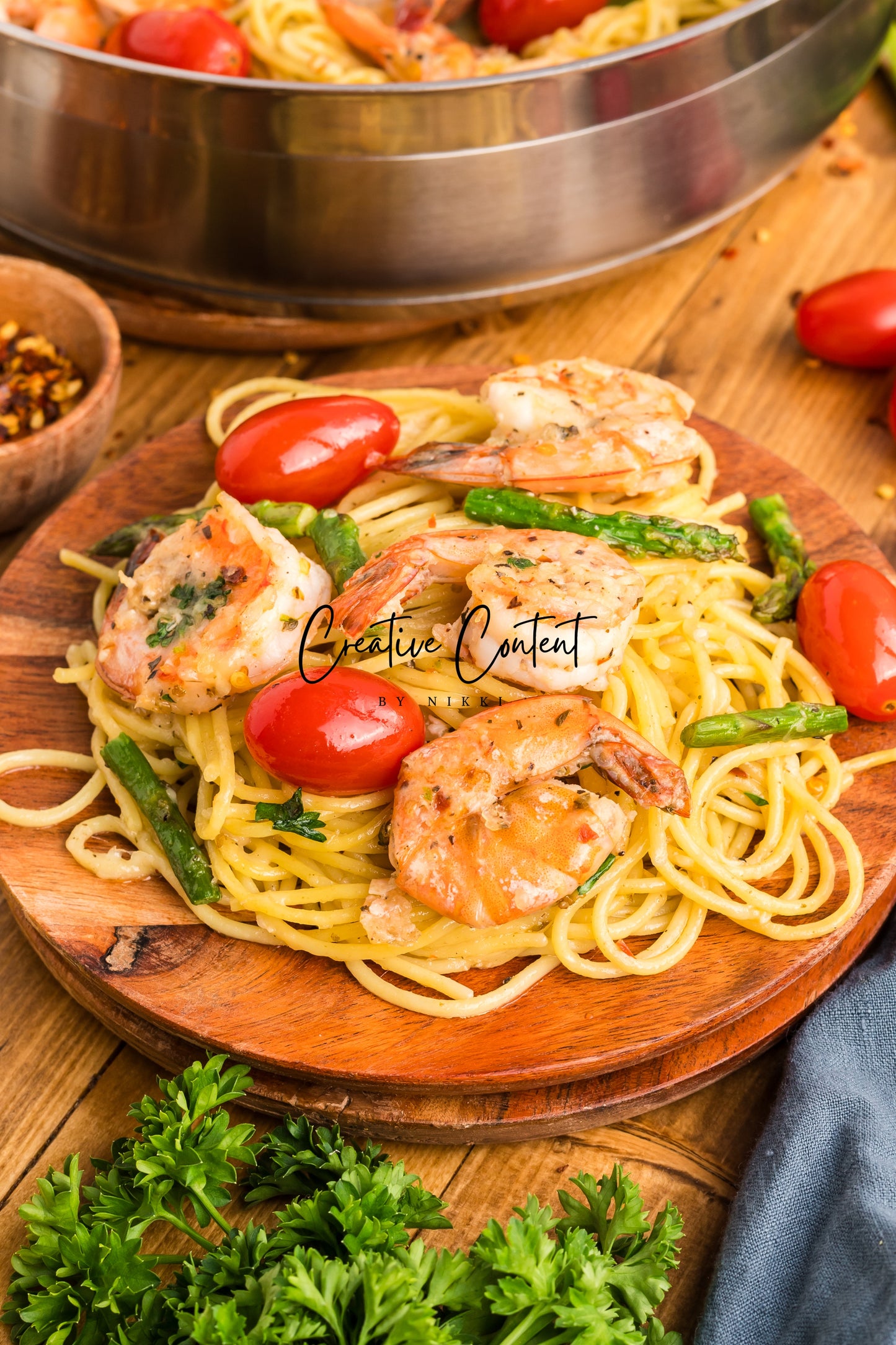 Garlic Shrimp Pasta - Set 2 of 2