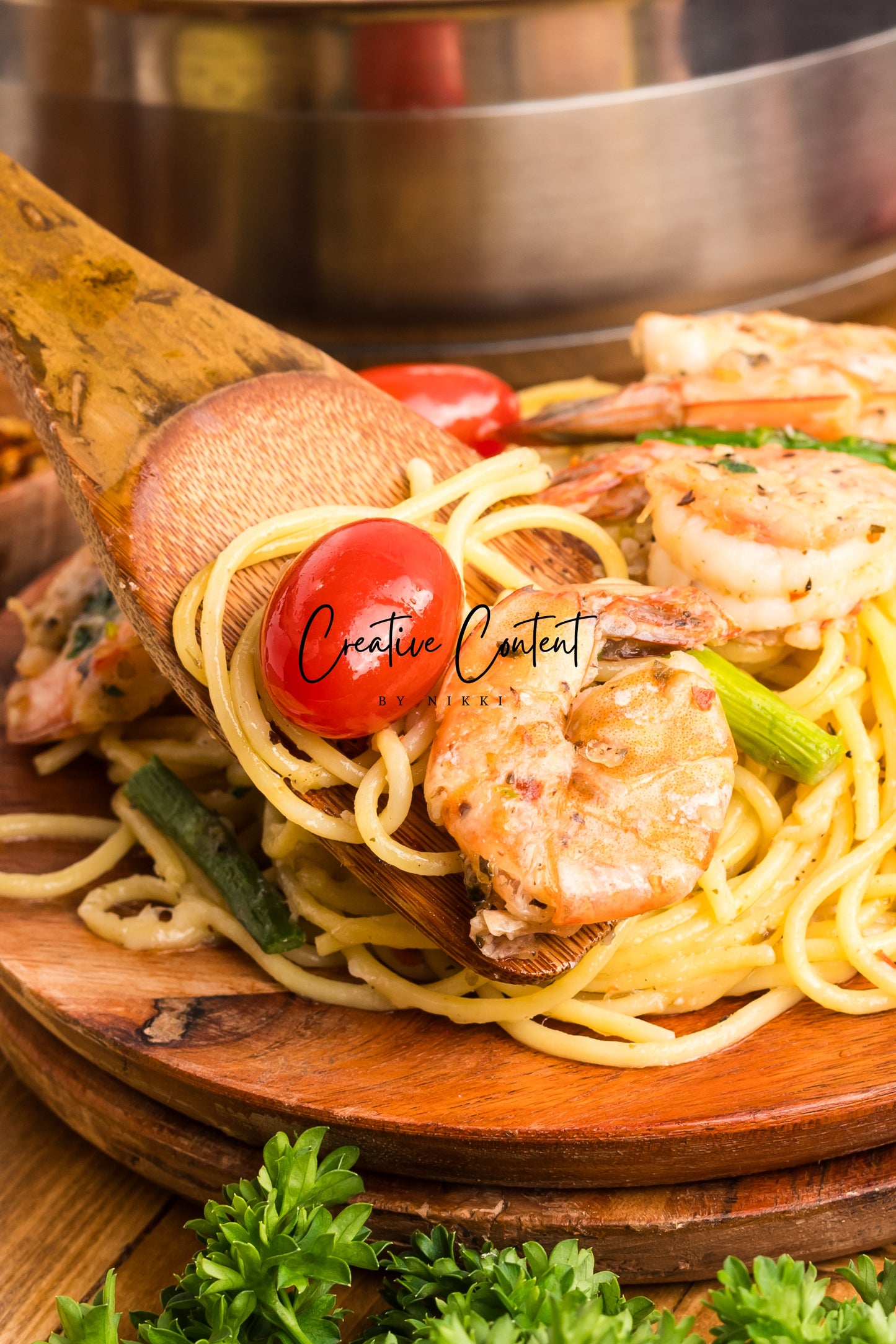 Garlic Shrimp Pasta - Set 2 of 2