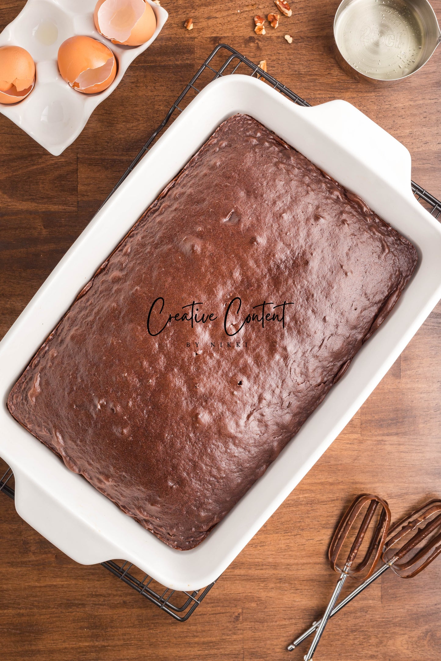 German Chocolate Poke Cake - Exclusive