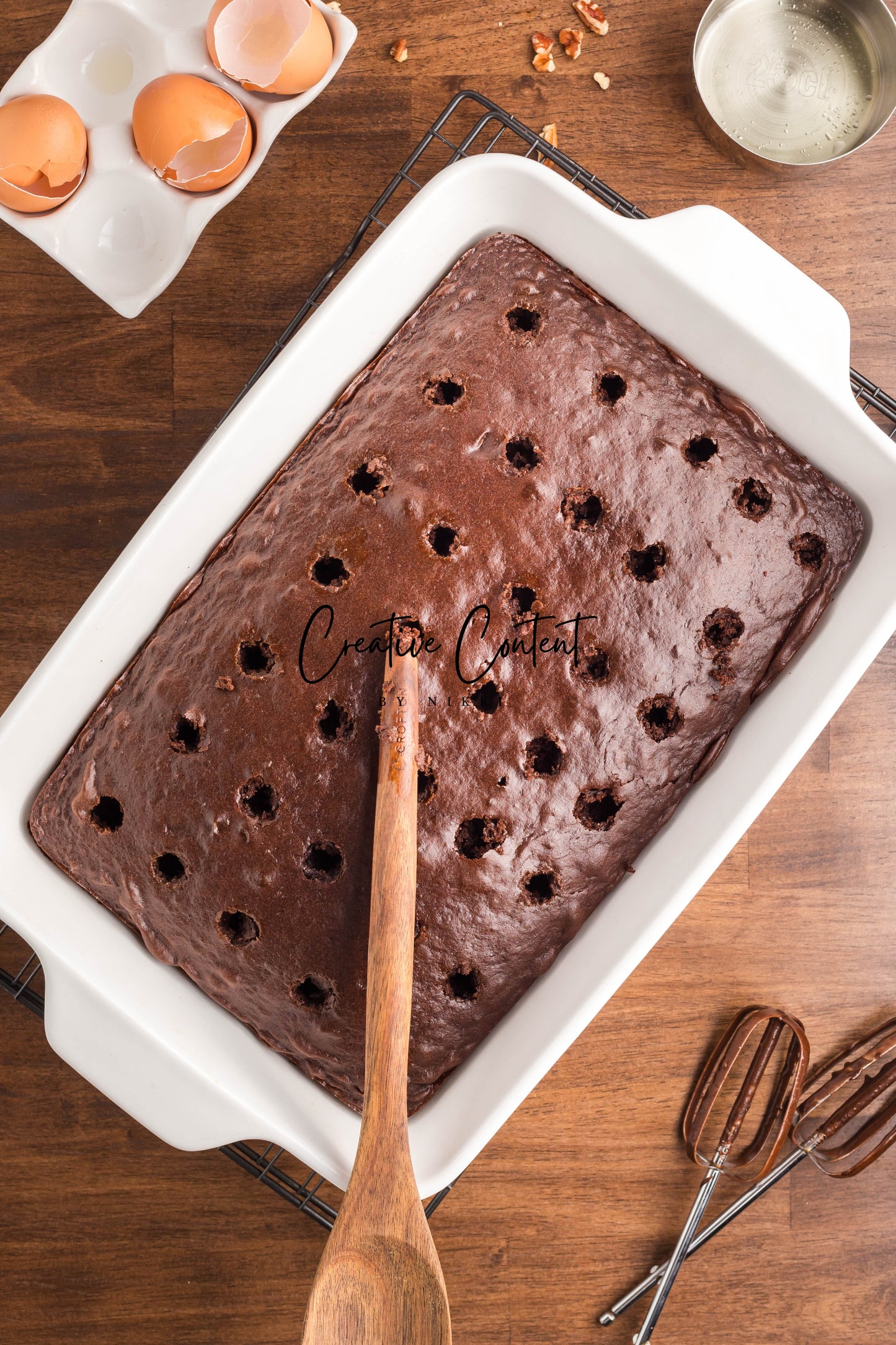 German Chocolate Poke Cake - Exclusive