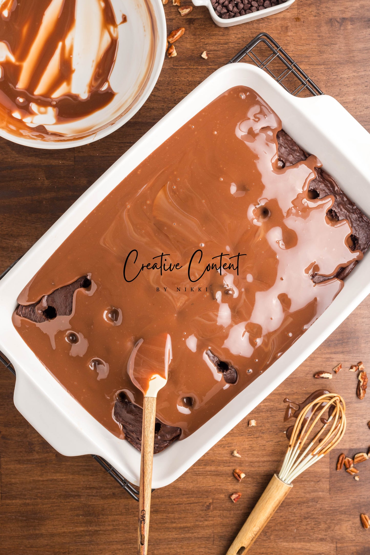 German Chocolate Poke Cake - Exclusive