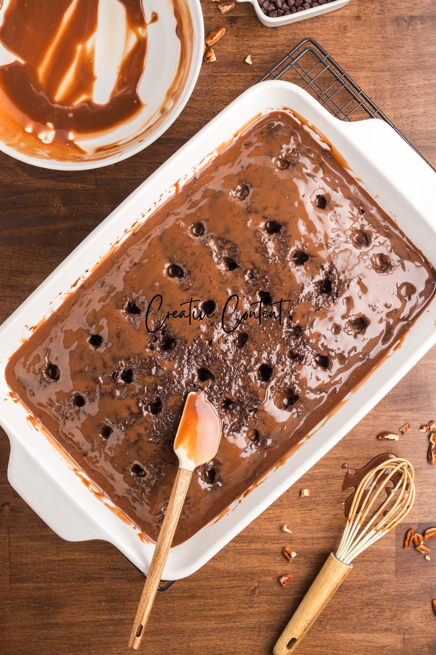 German Chocolate Poke Cake - Exclusive