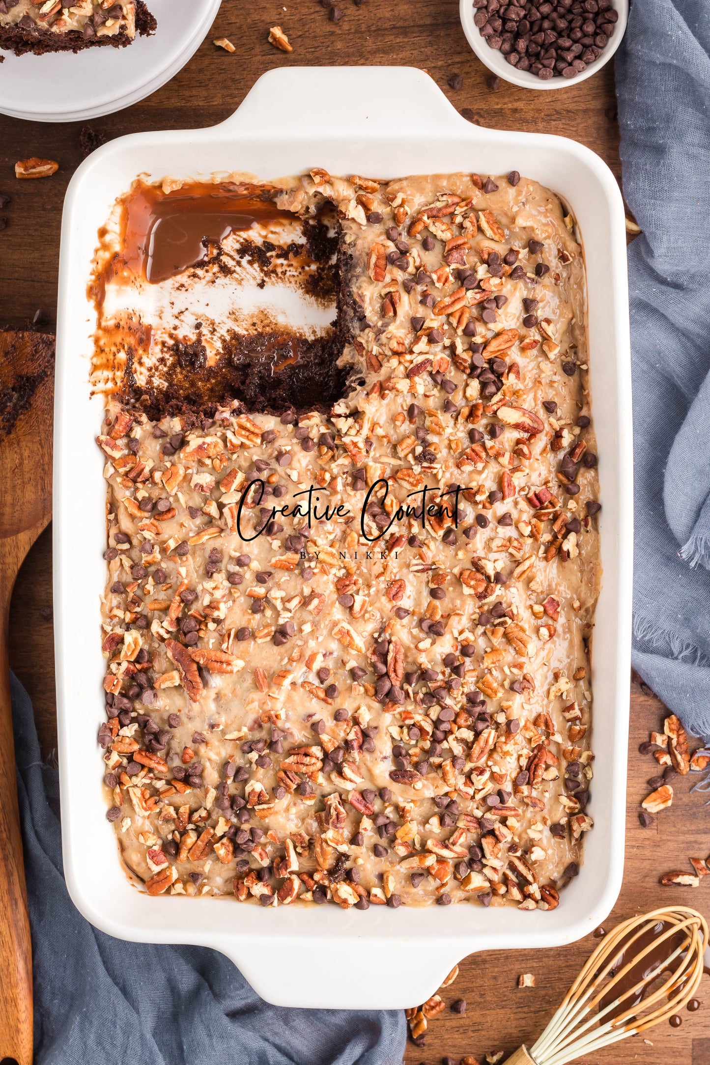 German Chocolate Poke Cake - Exclusive