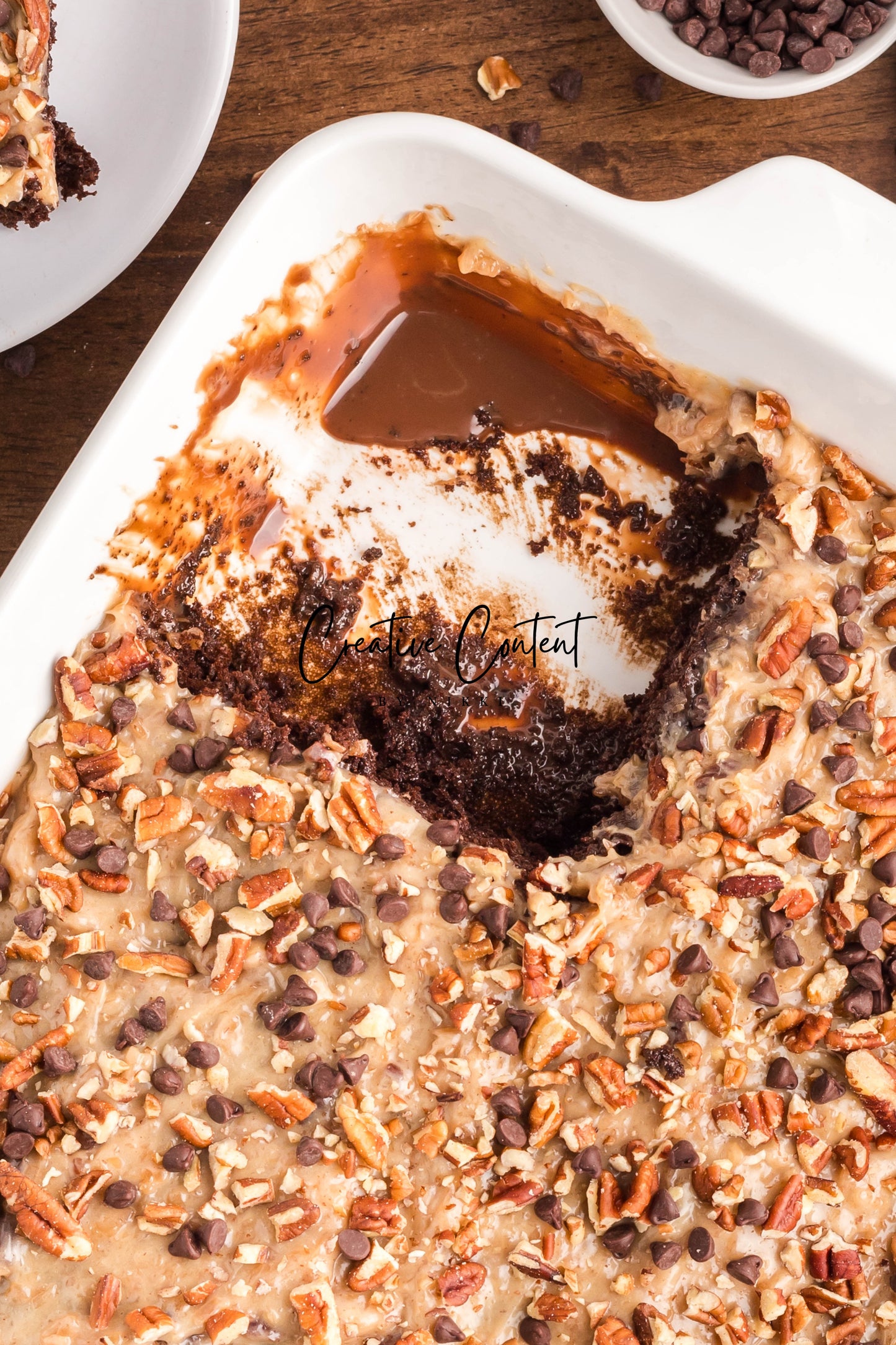 German Chocolate Poke Cake - Exclusive