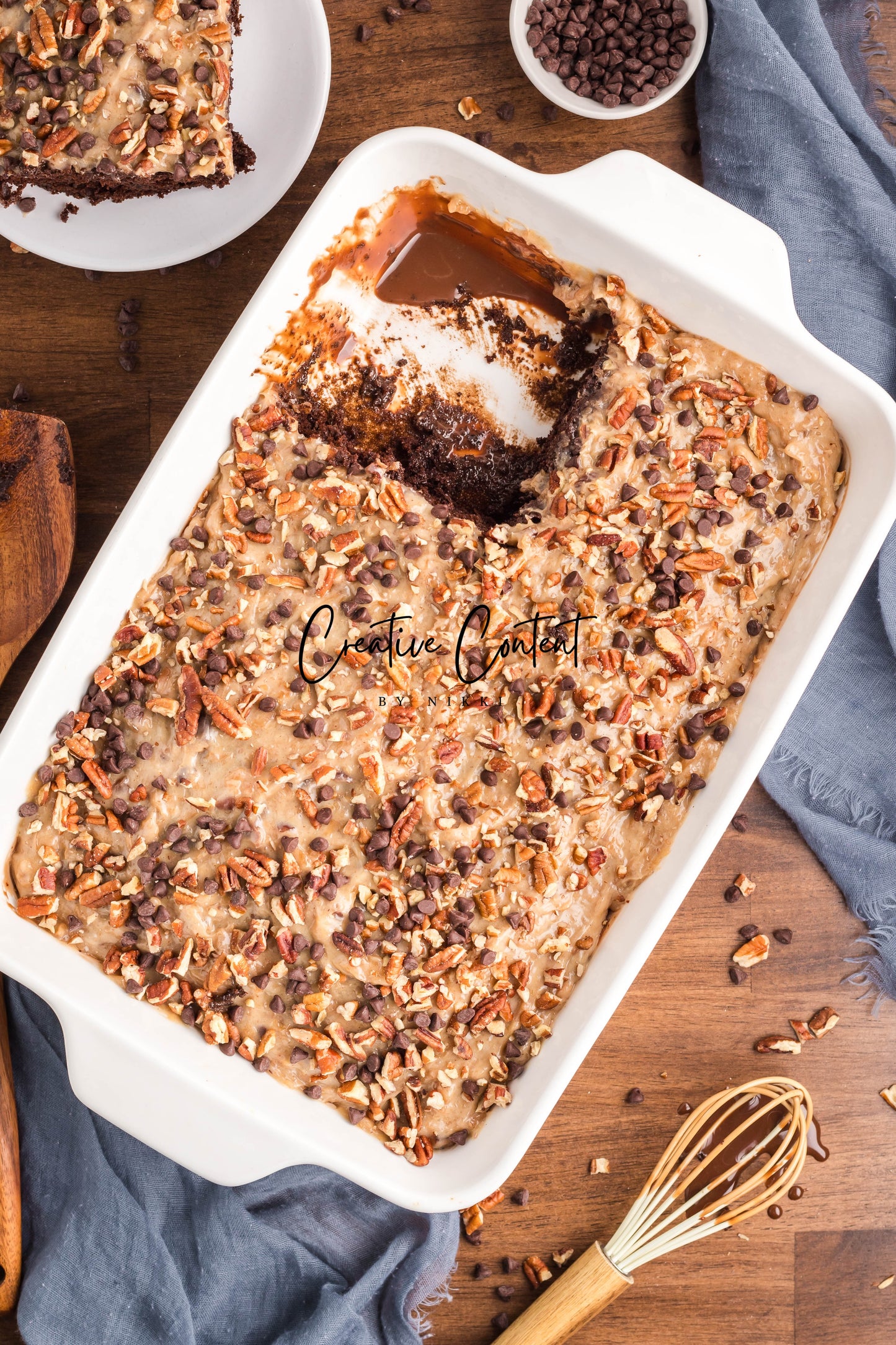 German Chocolate Poke Cake - Exclusive