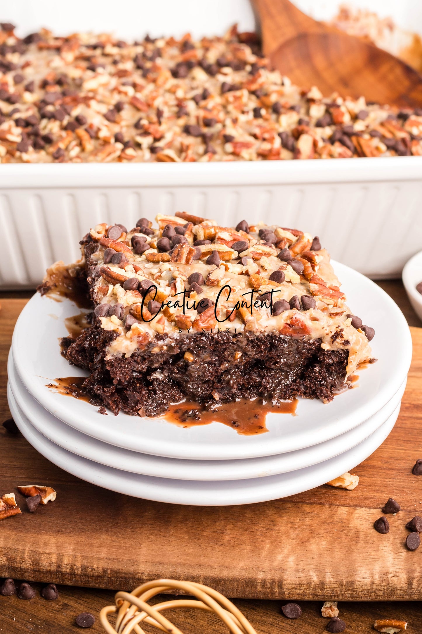 German Chocolate Poke Cake - Exclusive