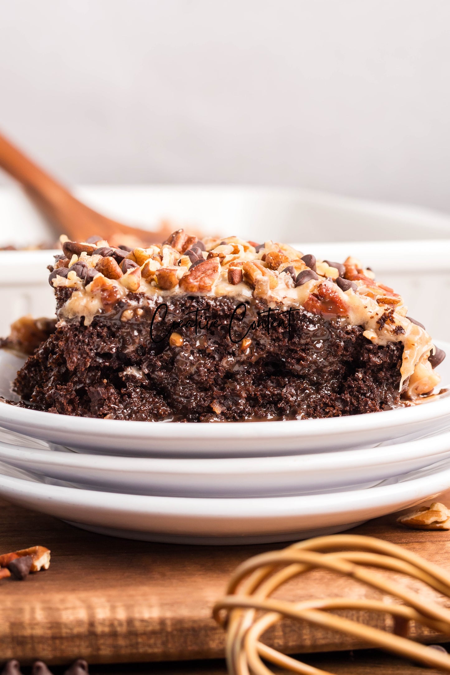 German Chocolate Poke Cake - Exclusive