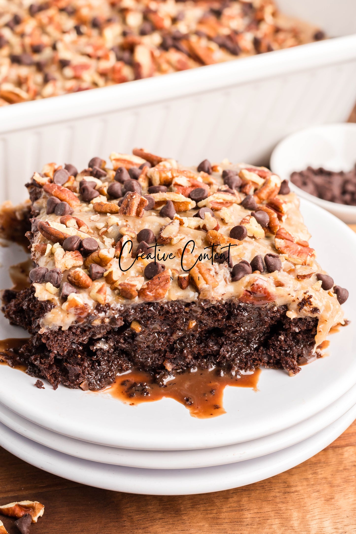 German Chocolate Poke Cake - Exclusive