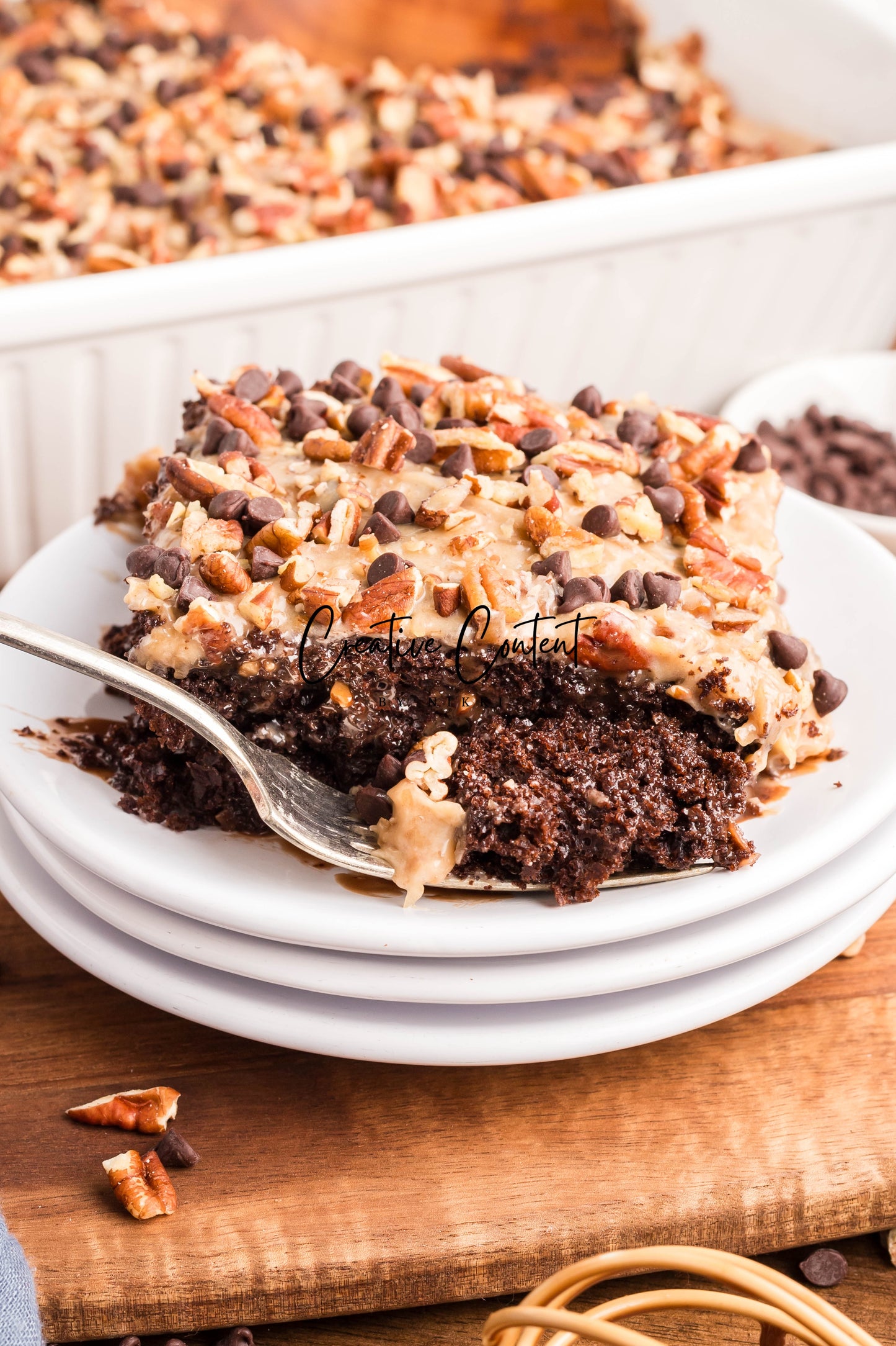 German Chocolate Poke Cake - Exclusive