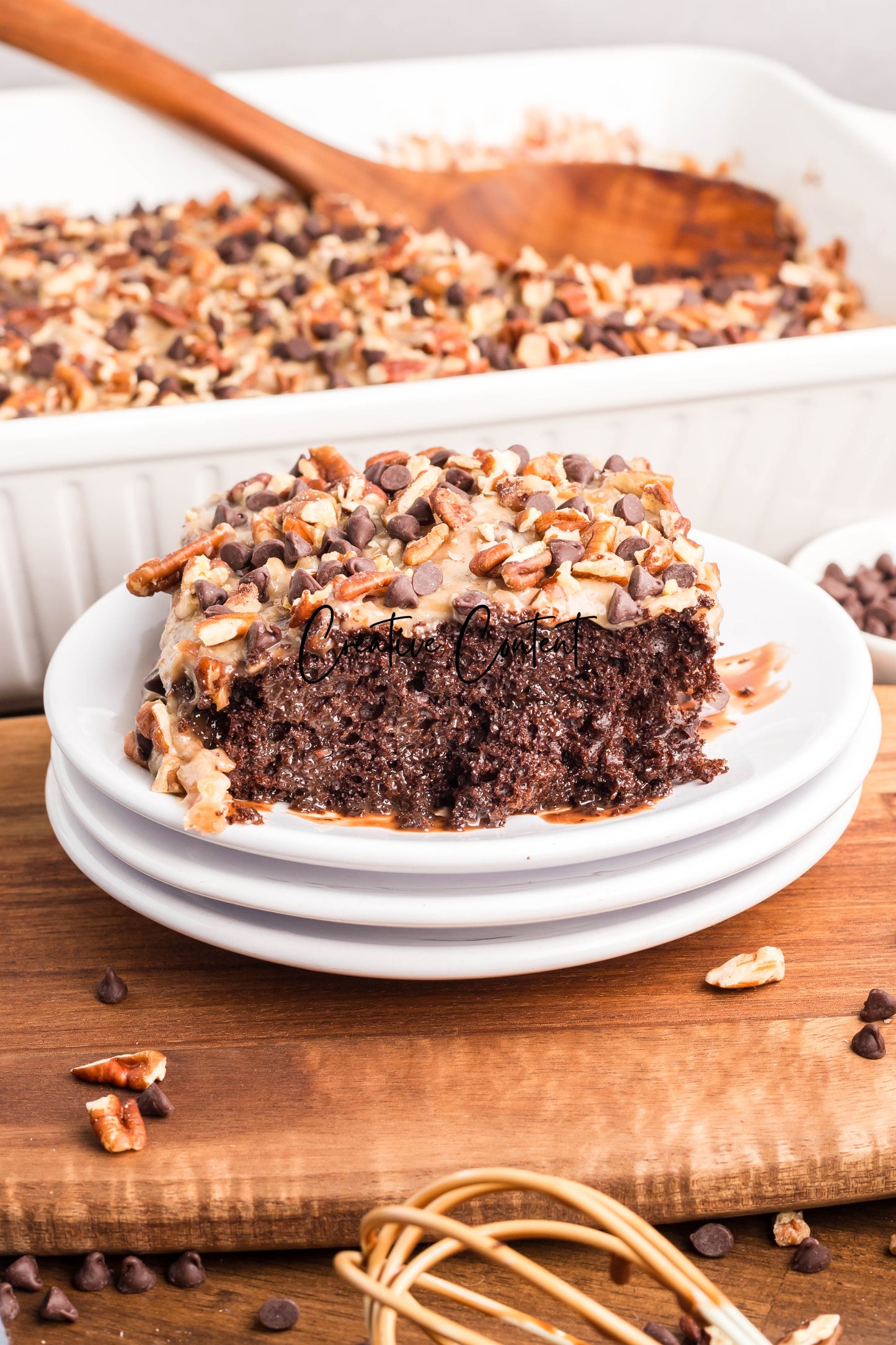 German Chocolate Poke Cake - Exclusive