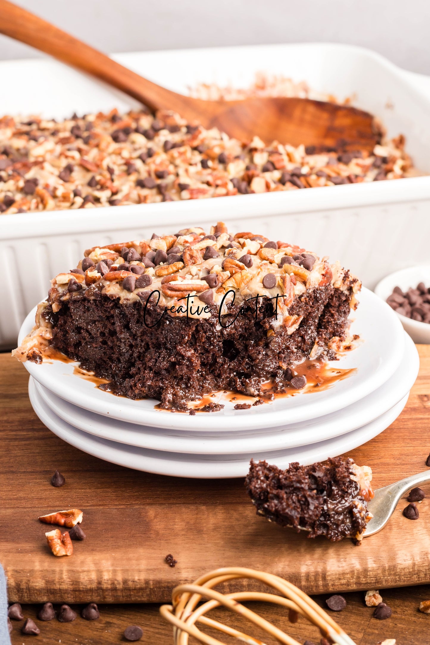 German Chocolate Poke Cake - Exclusive
