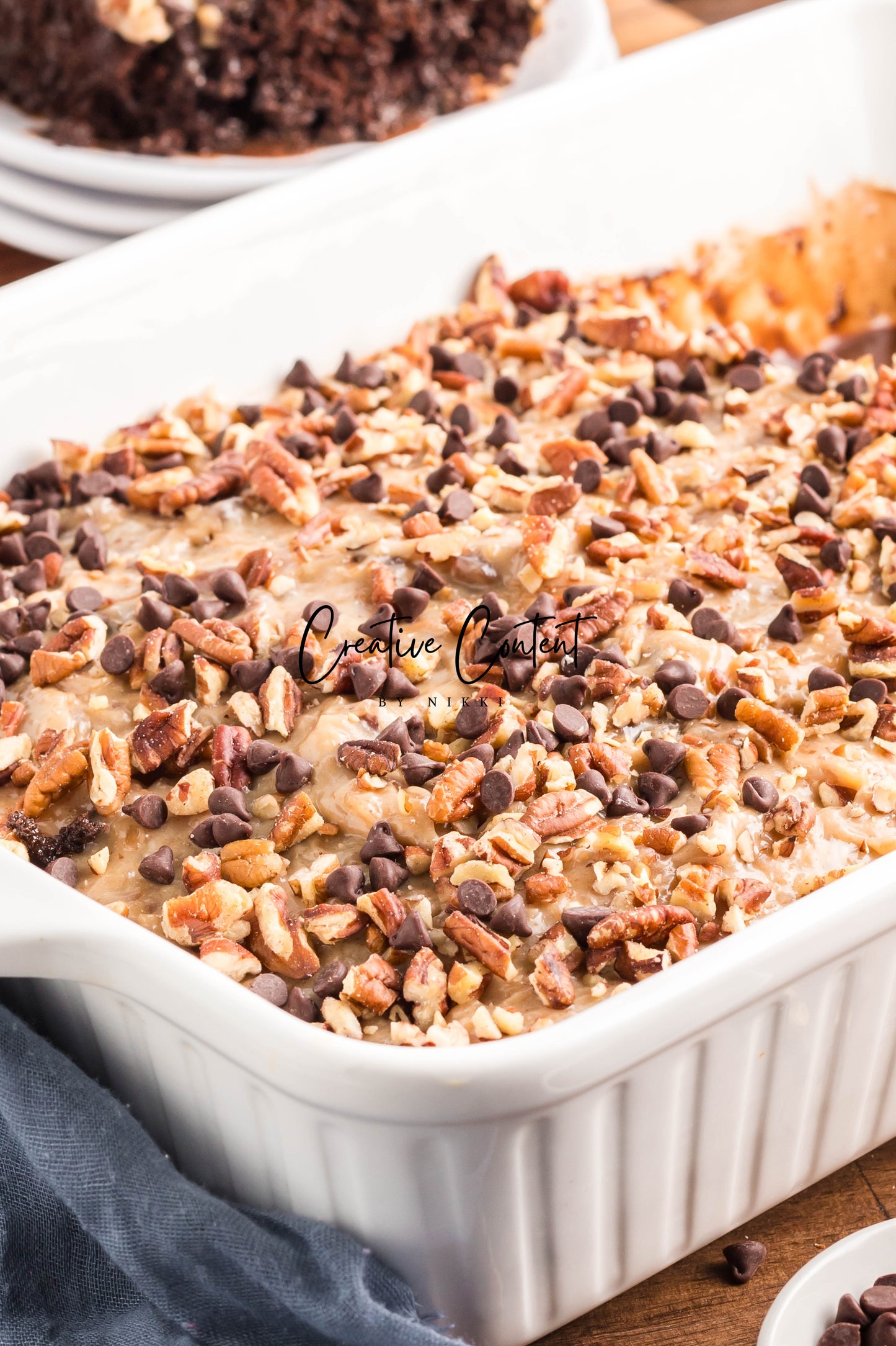 German Chocolate Poke Cake - Exclusive