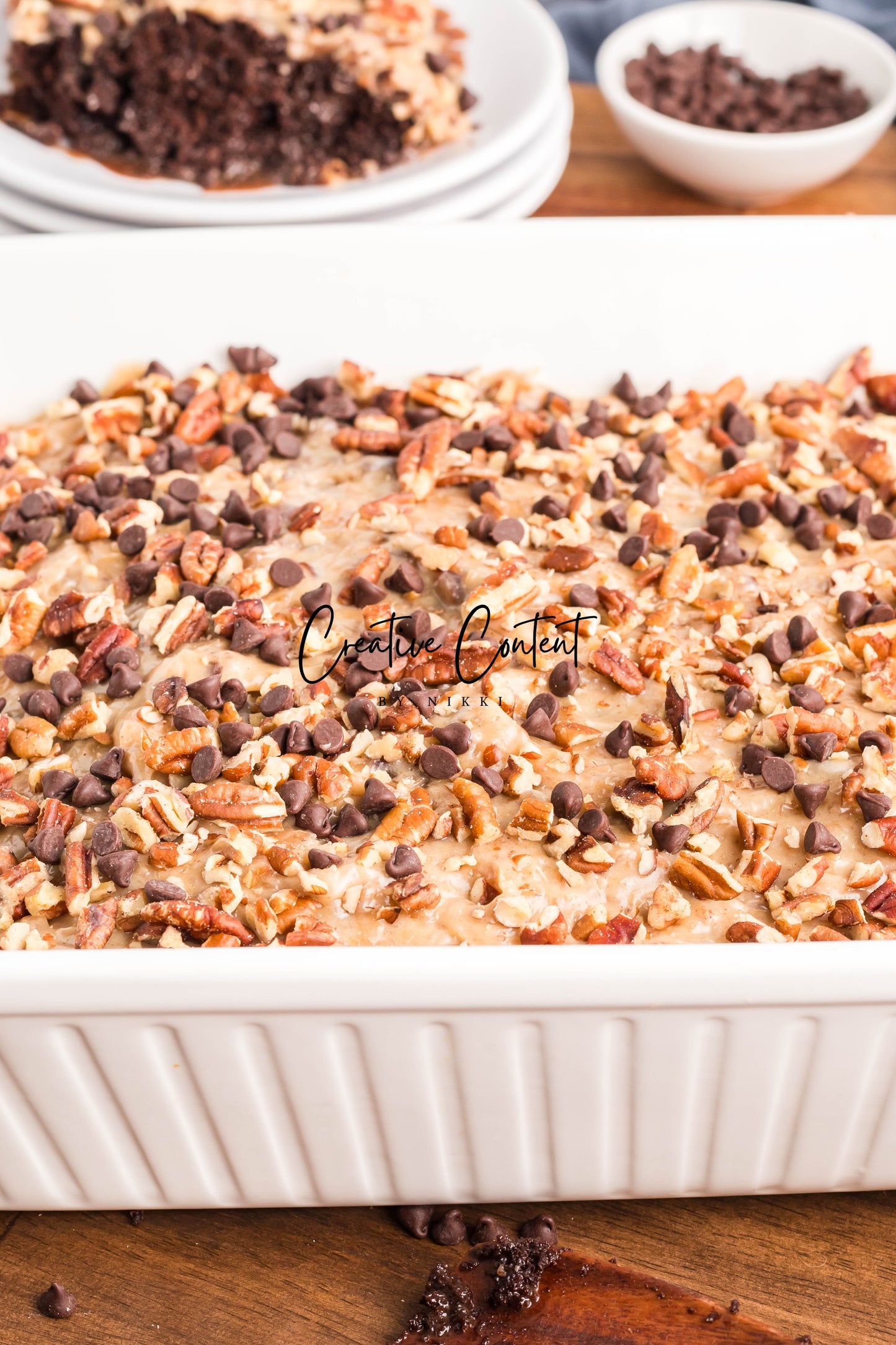 German Chocolate Poke Cake - Exclusive