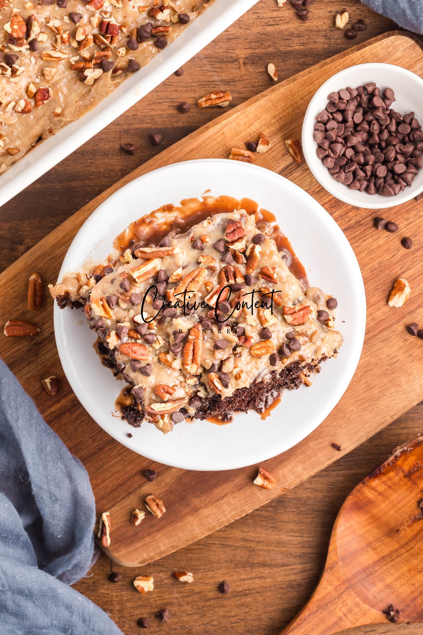 German Chocolate Poke Cake - Exclusive