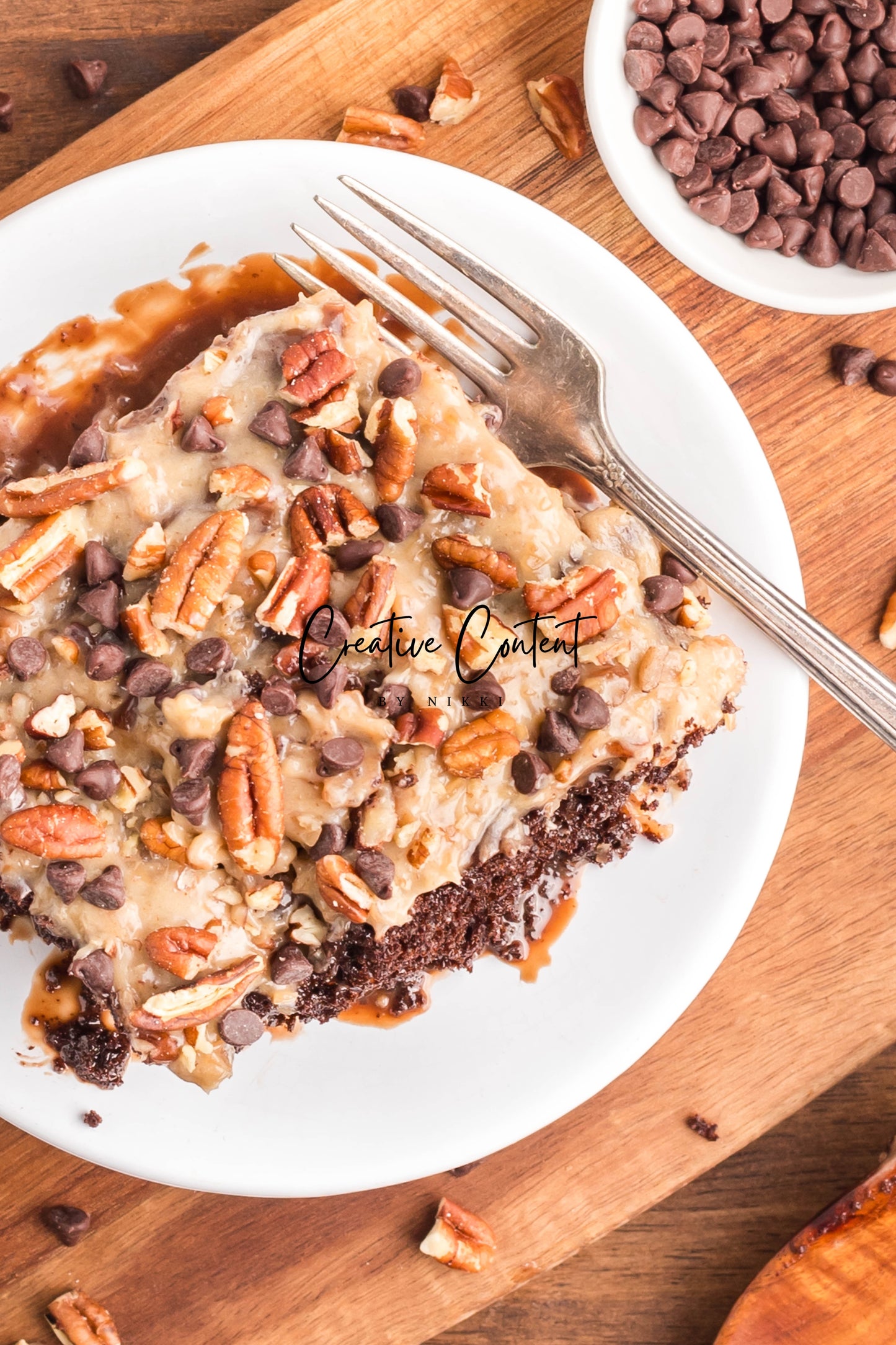 German Chocolate Poke Cake - Exclusive