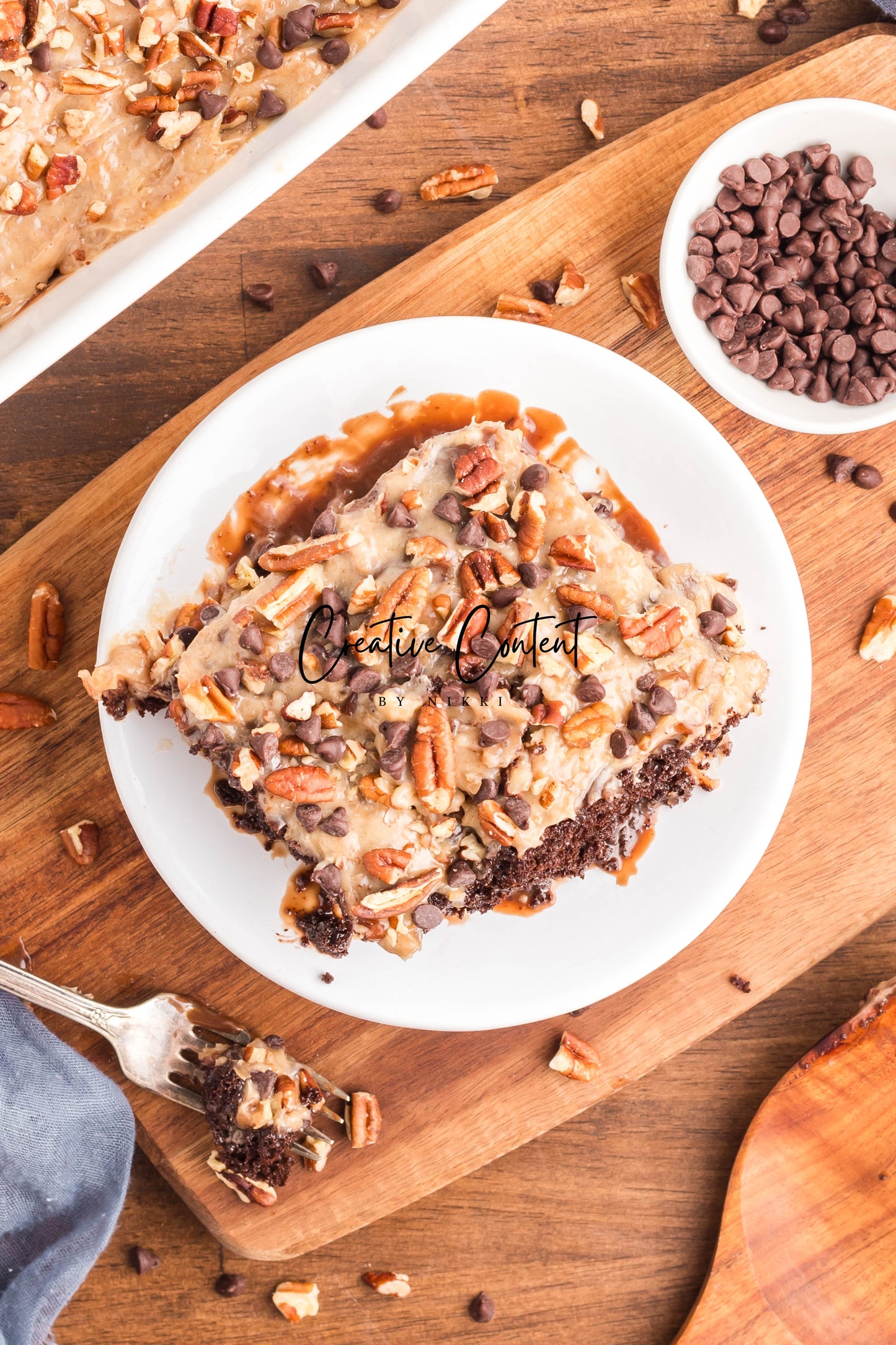 German Chocolate Poke Cake - Exclusive
