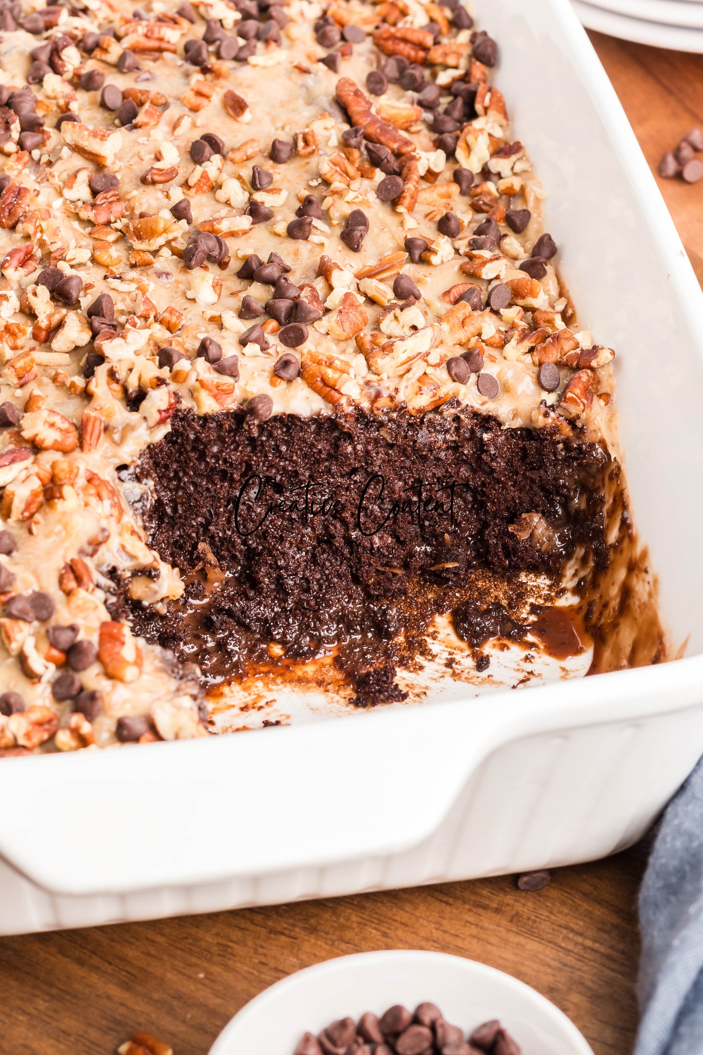 German Chocolate Poke Cake - Exclusive