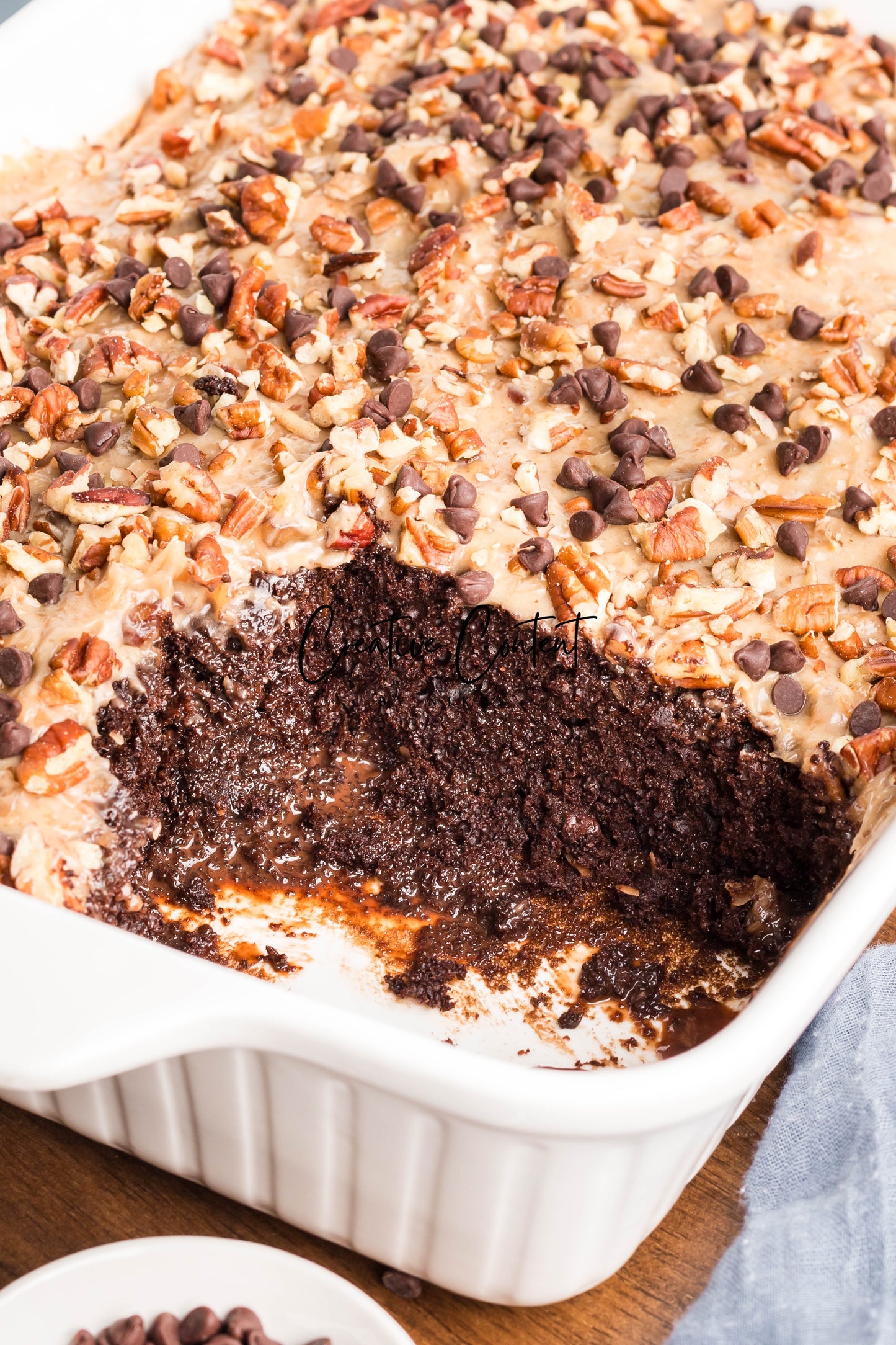 German Chocolate Poke Cake - Exclusive