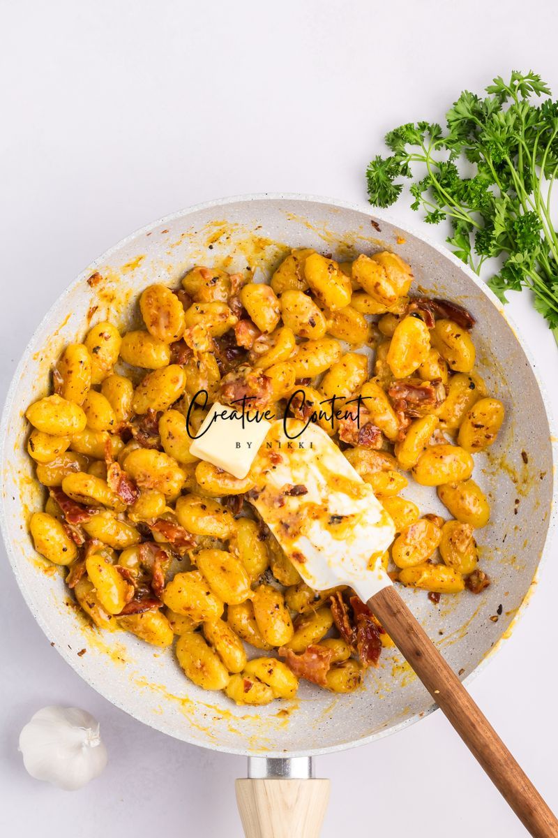 Gnocchi Carbonara With Bacon - Set 1 of 2