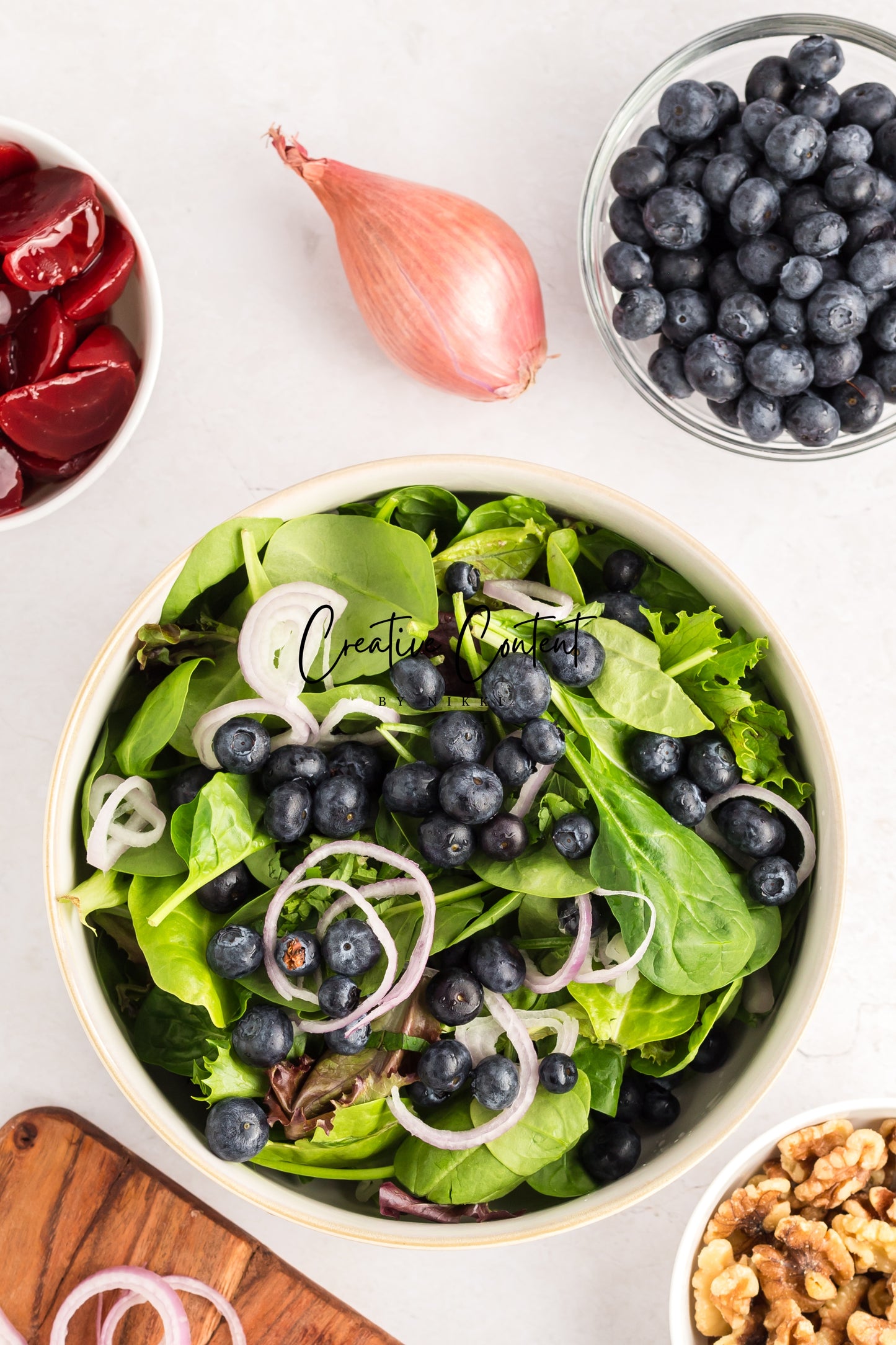 Goat Cheese Salad + Homemade Vinaigrette - Set 2 of 2