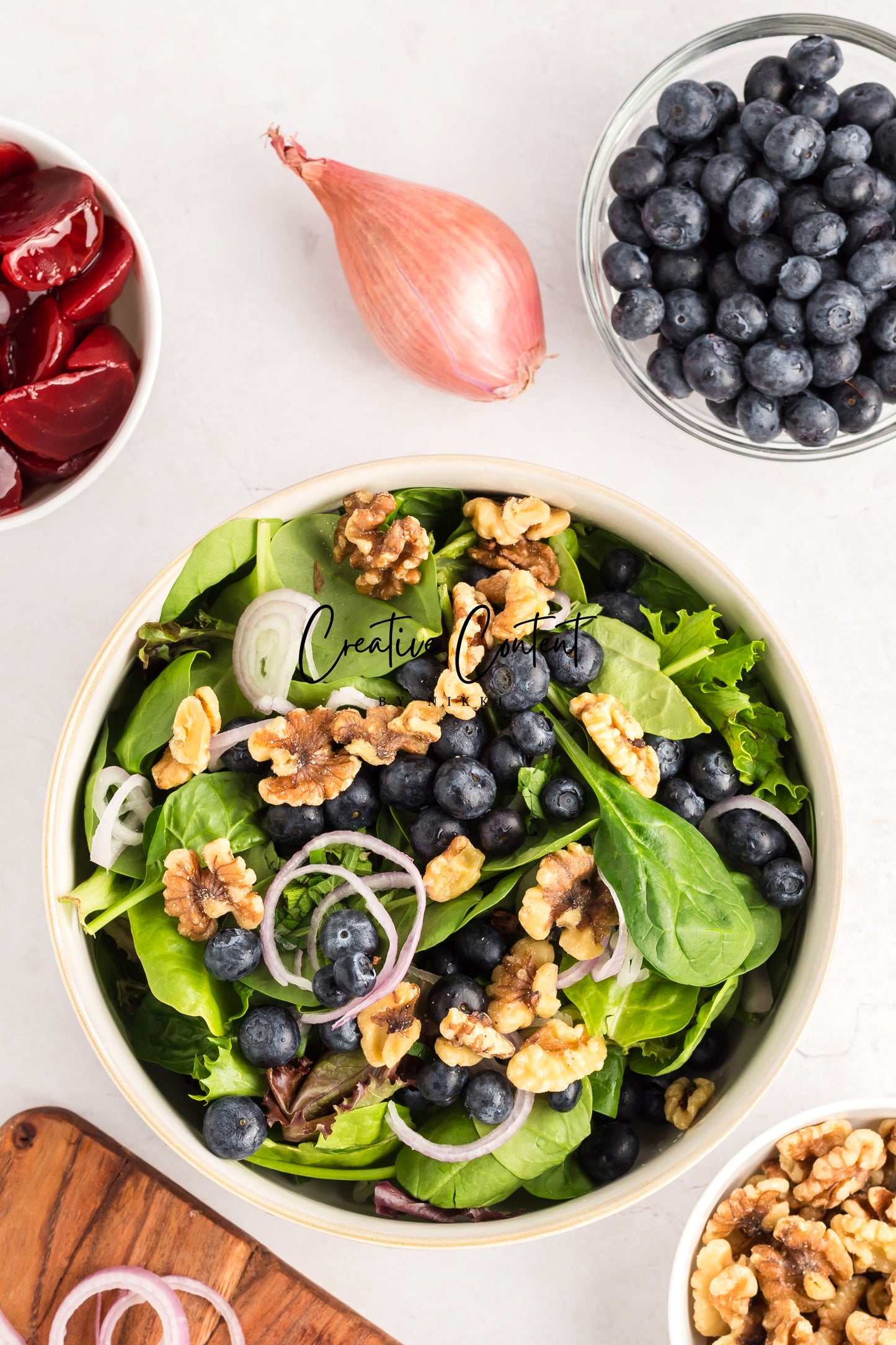 Goat Cheese Salad + Homemade Vinaigrette - Set 1 of 2