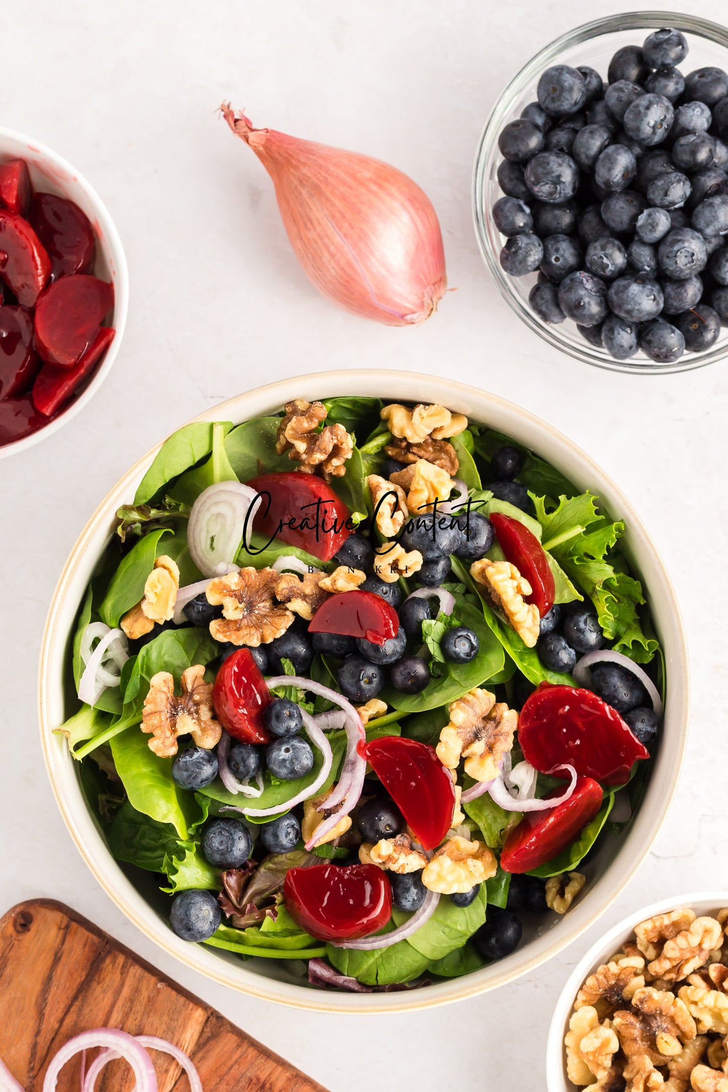 Goat Cheese Salad + Homemade Vinaigrette - Set 1 of 2
