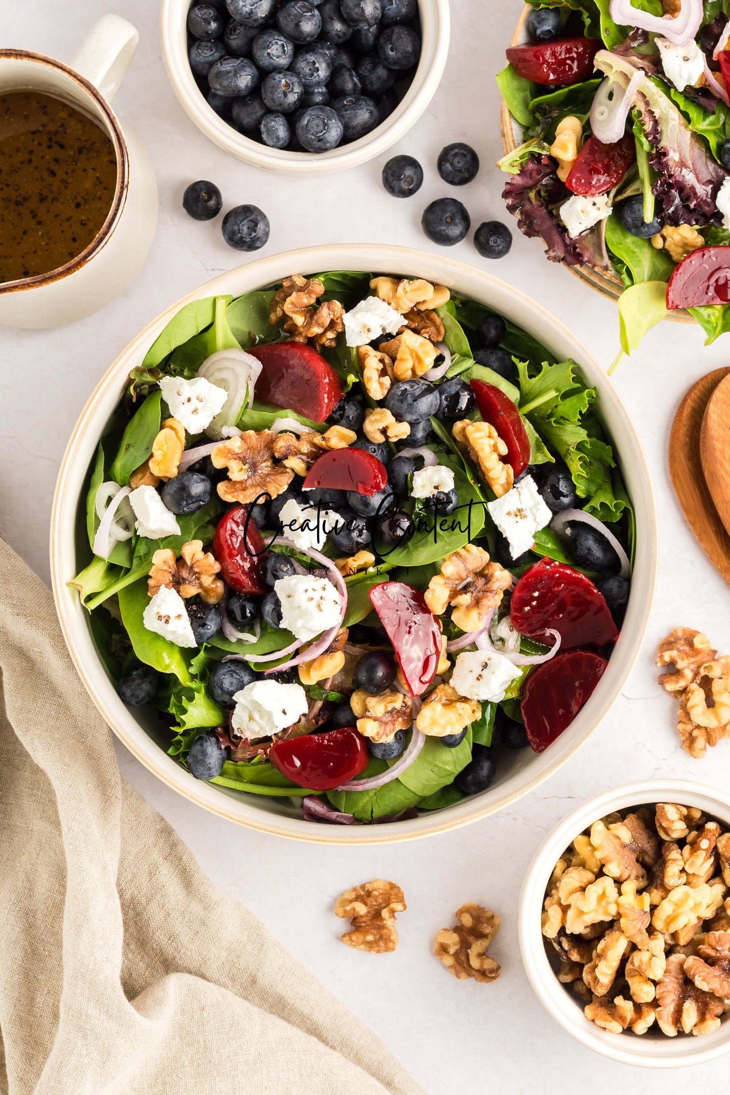 Goat Cheese Salad + Homemade Vinaigrette - Set 1 of 2