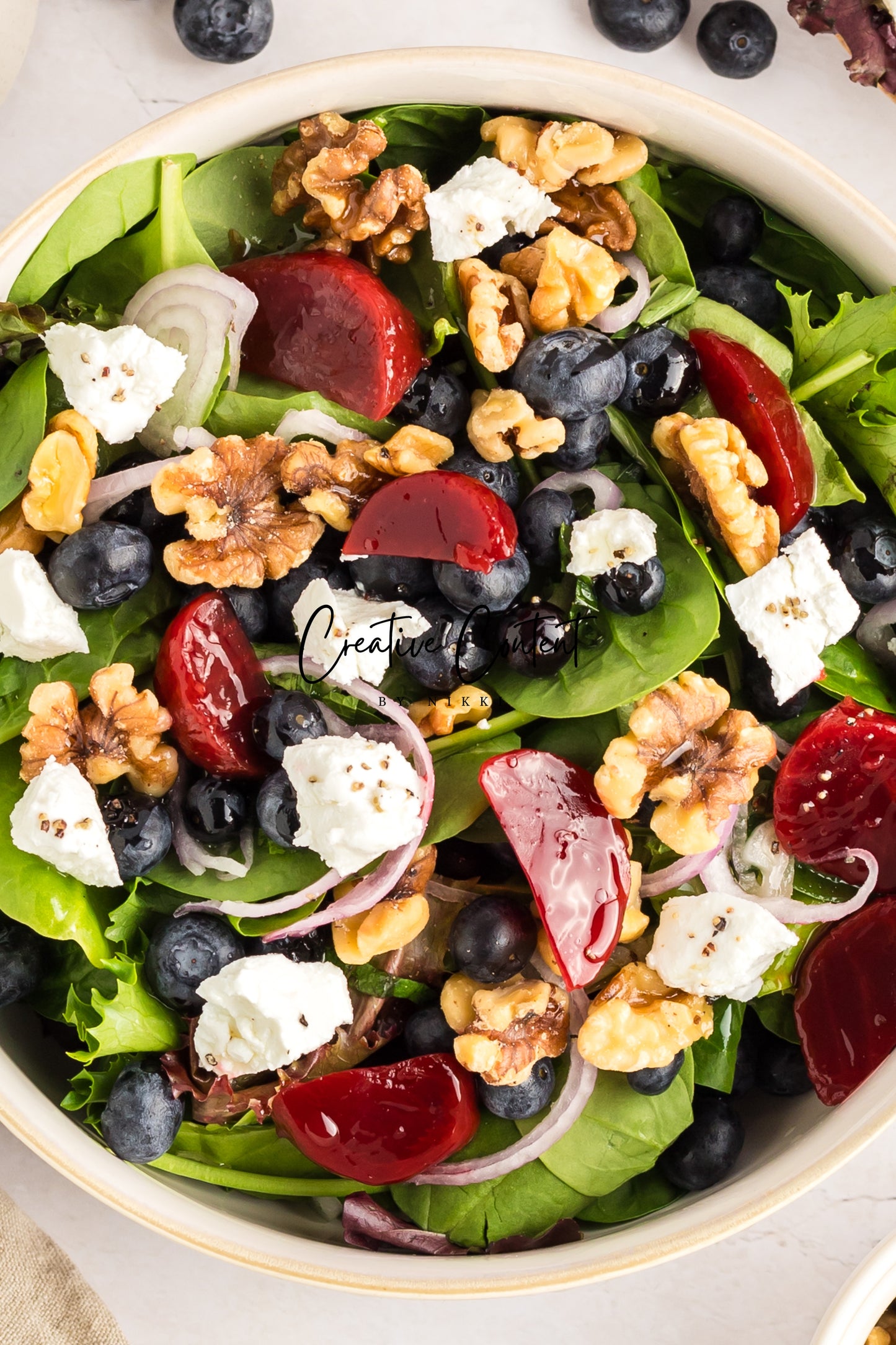 Goat Cheese Salad + Homemade Vinaigrette - Set 1 of 2