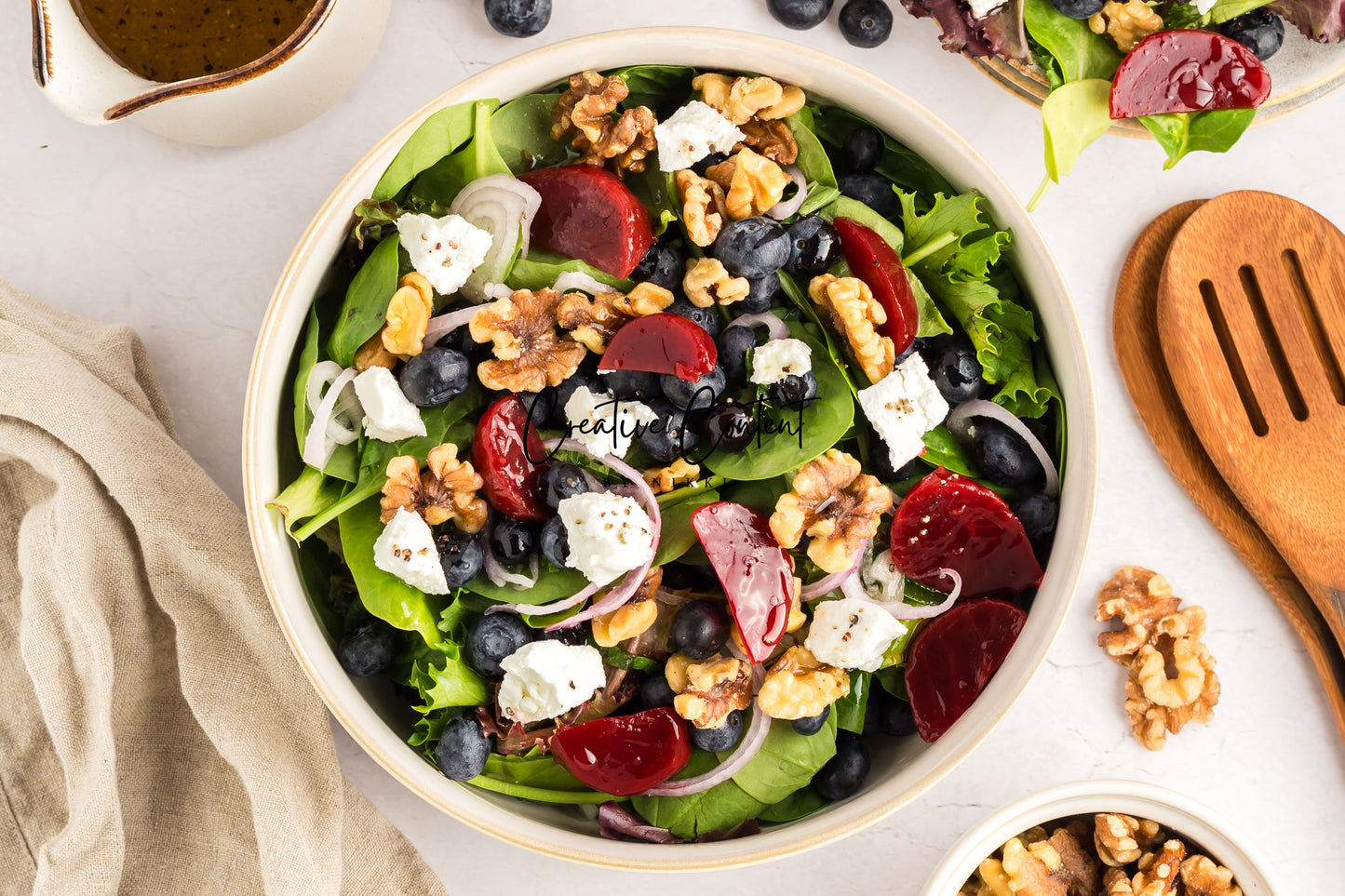 Goat Cheese Salad + Homemade Vinaigrette - Set 1 of 2