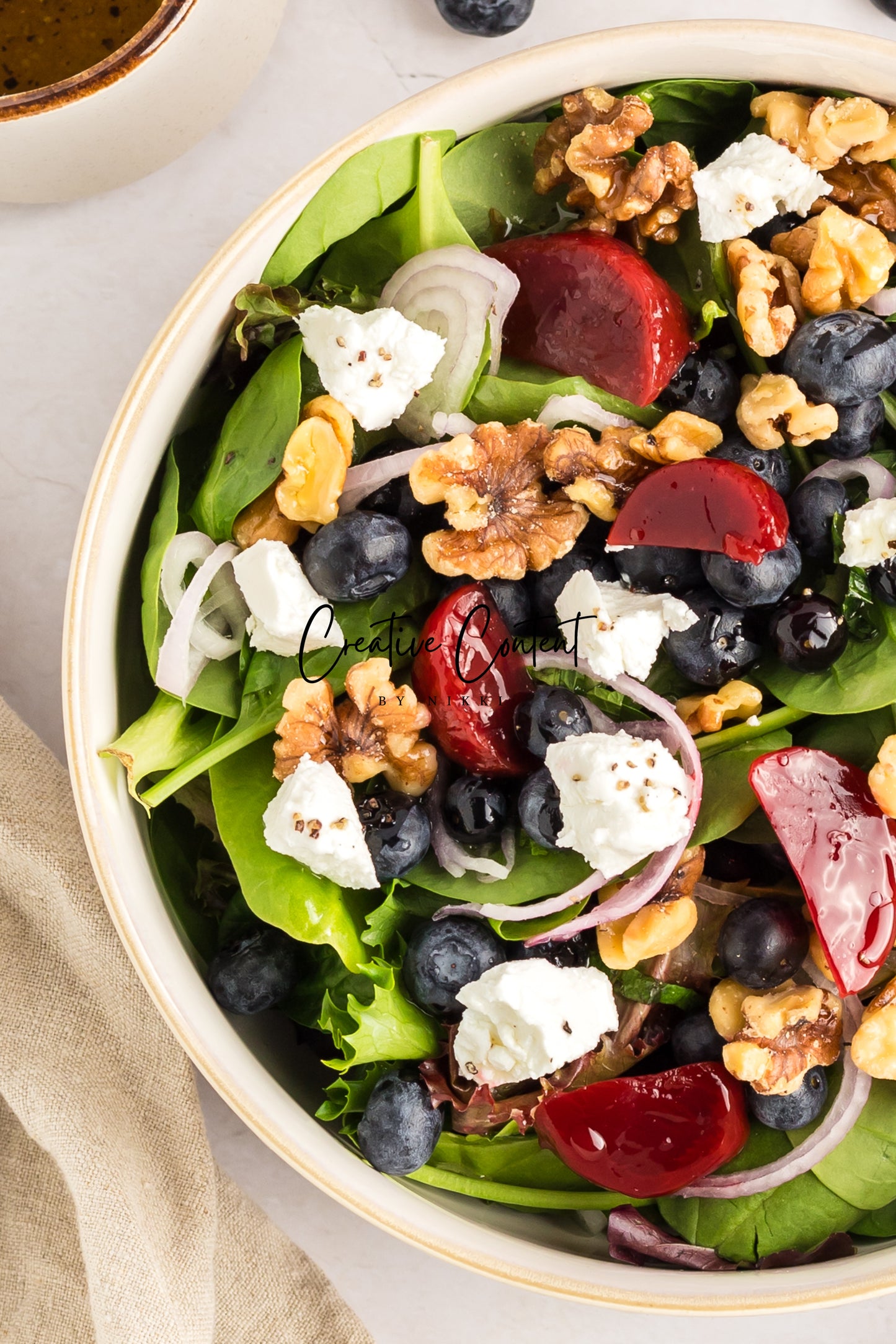 Goat Cheese Salad + Homemade Vinaigrette - Set 1 of 2
