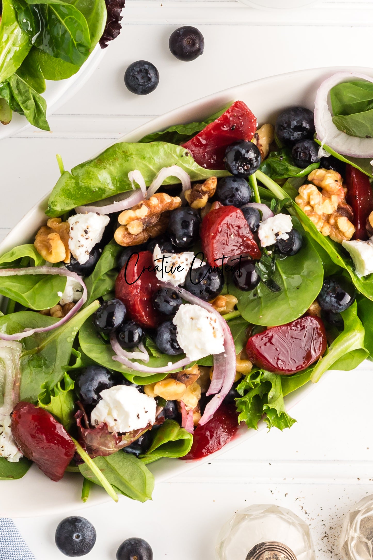 Goat Cheese Salad + Homemade Vinaigrette - Set 2 of 2