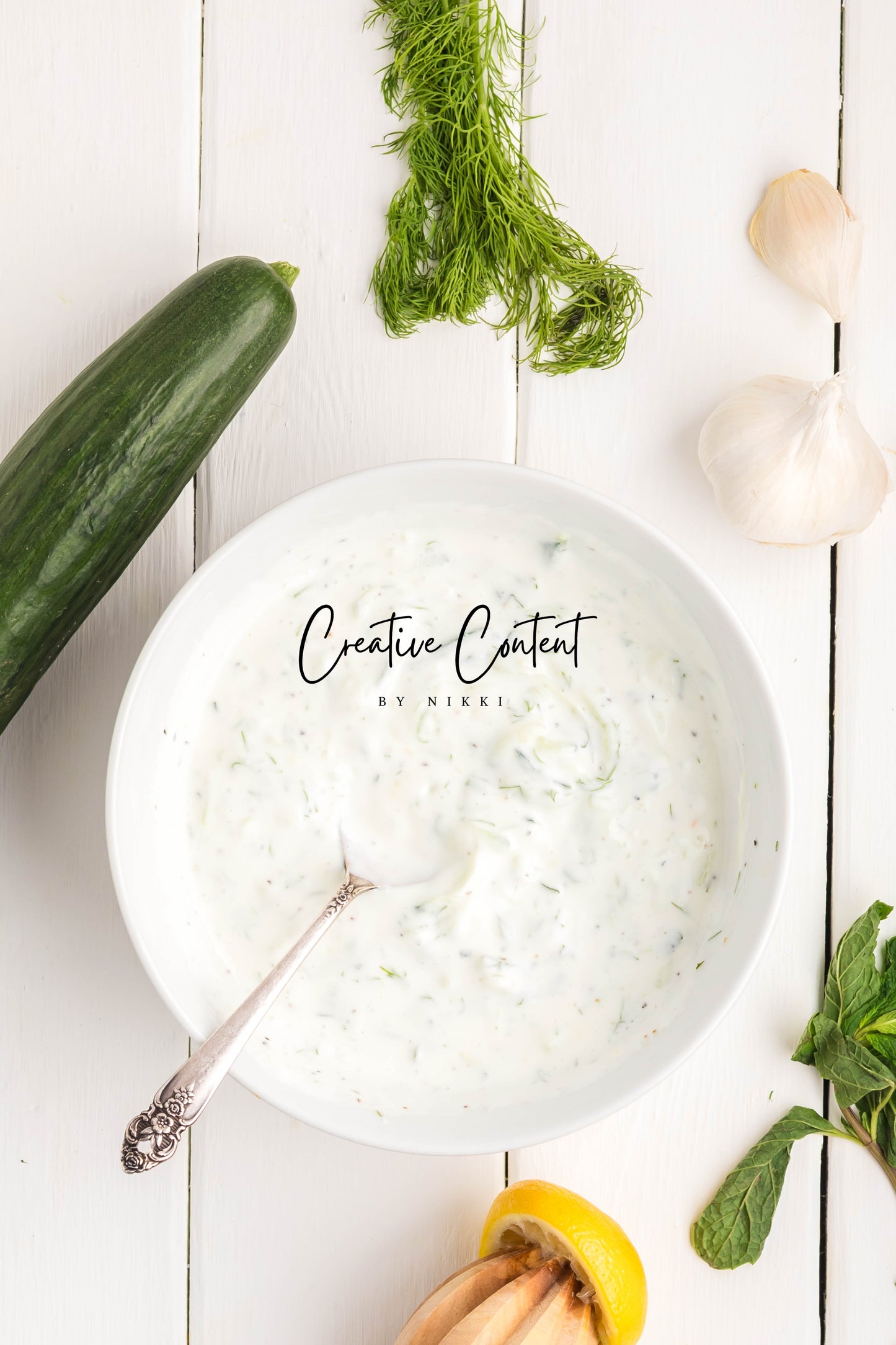 Greek Chicken Meatballs + Tzatziki Sauce - Exclusive
