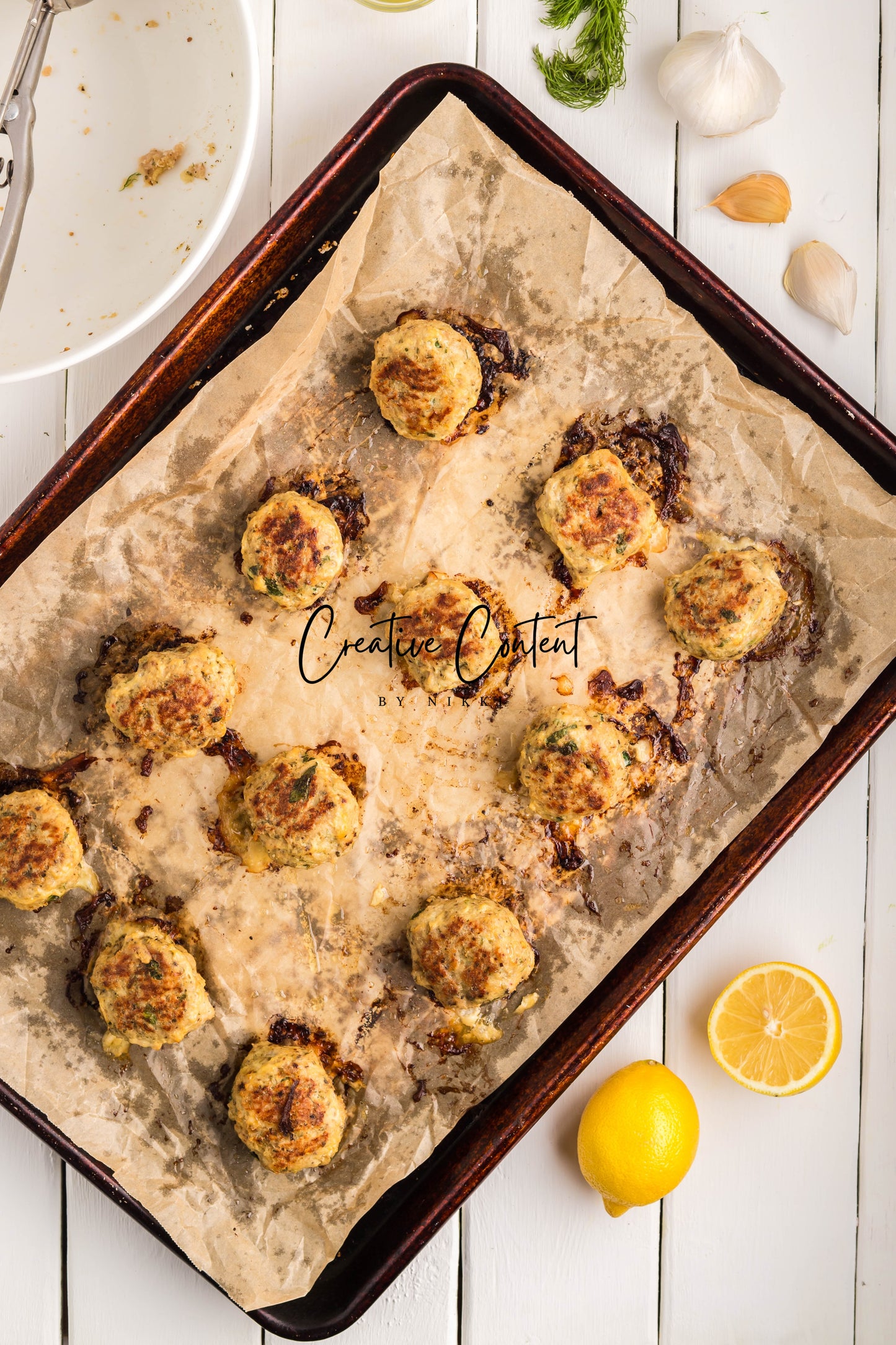 Greek Chicken Meatballs + Tzatziki Sauce - Exclusive