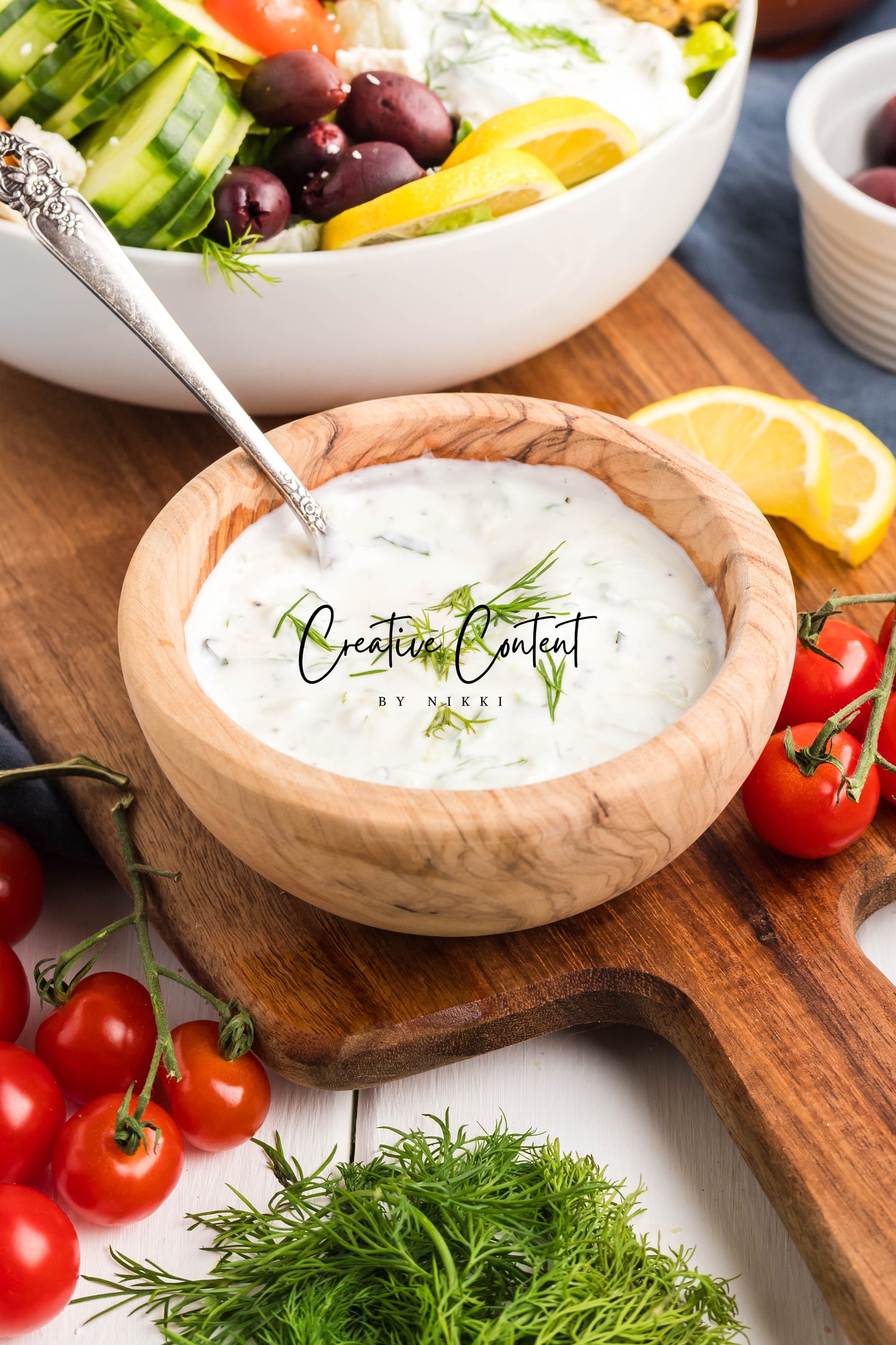 Greek Chicken Meatballs + Tzatziki Sauce - Exclusive