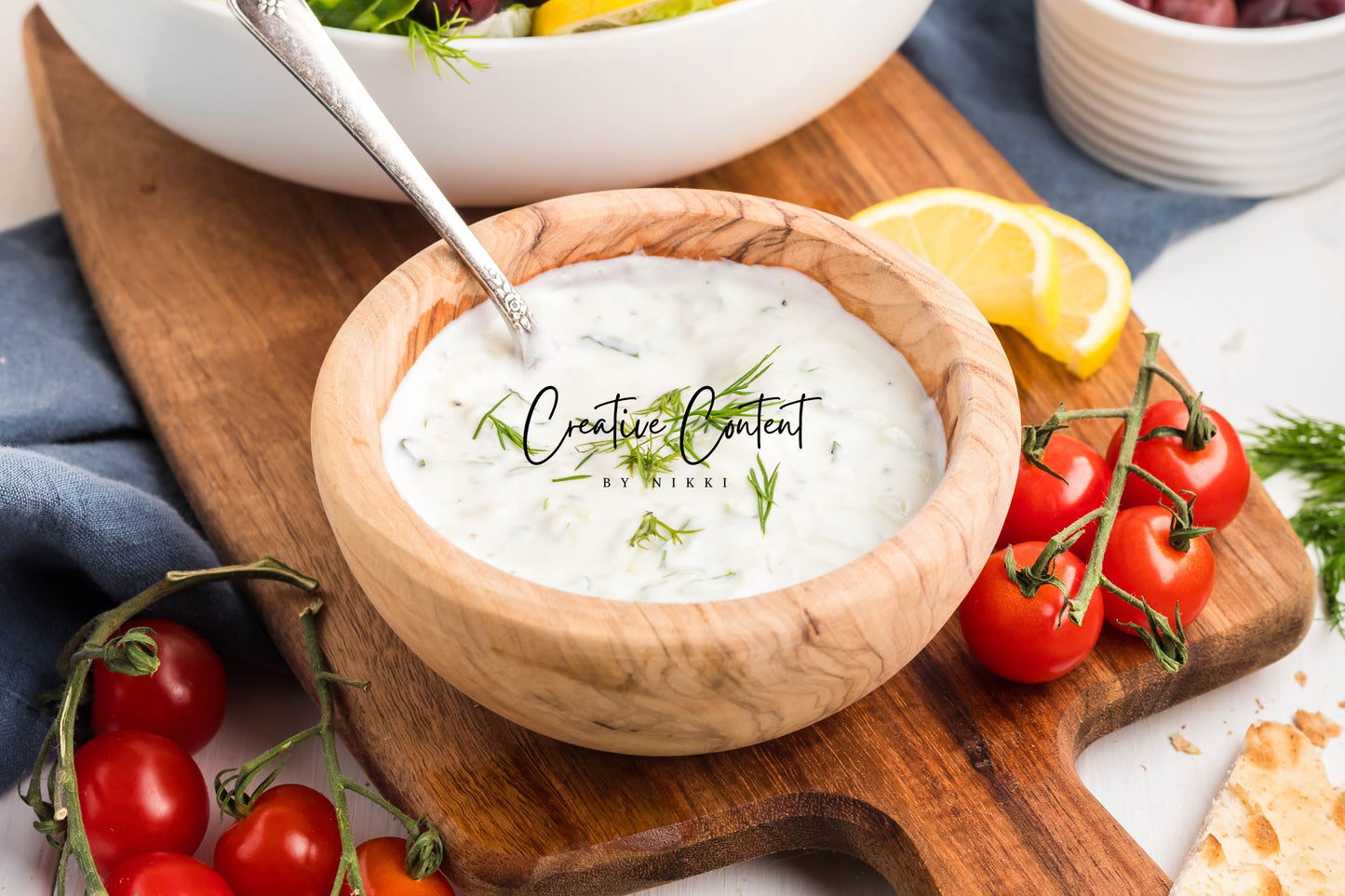 Greek Chicken Meatballs + Tzatziki Sauce - Exclusive