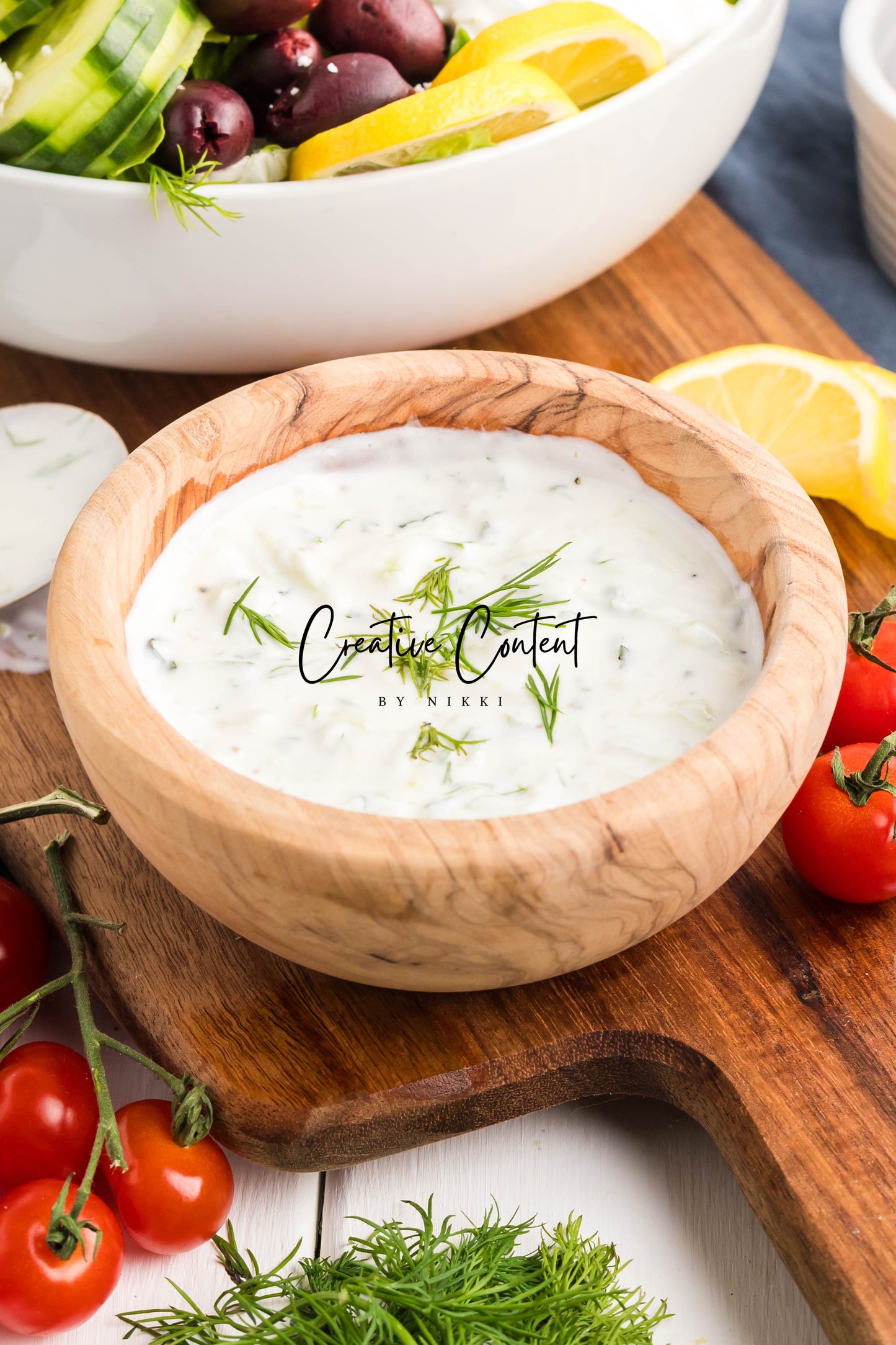 Greek Chicken Meatballs + Tzatziki Sauce - Exclusive