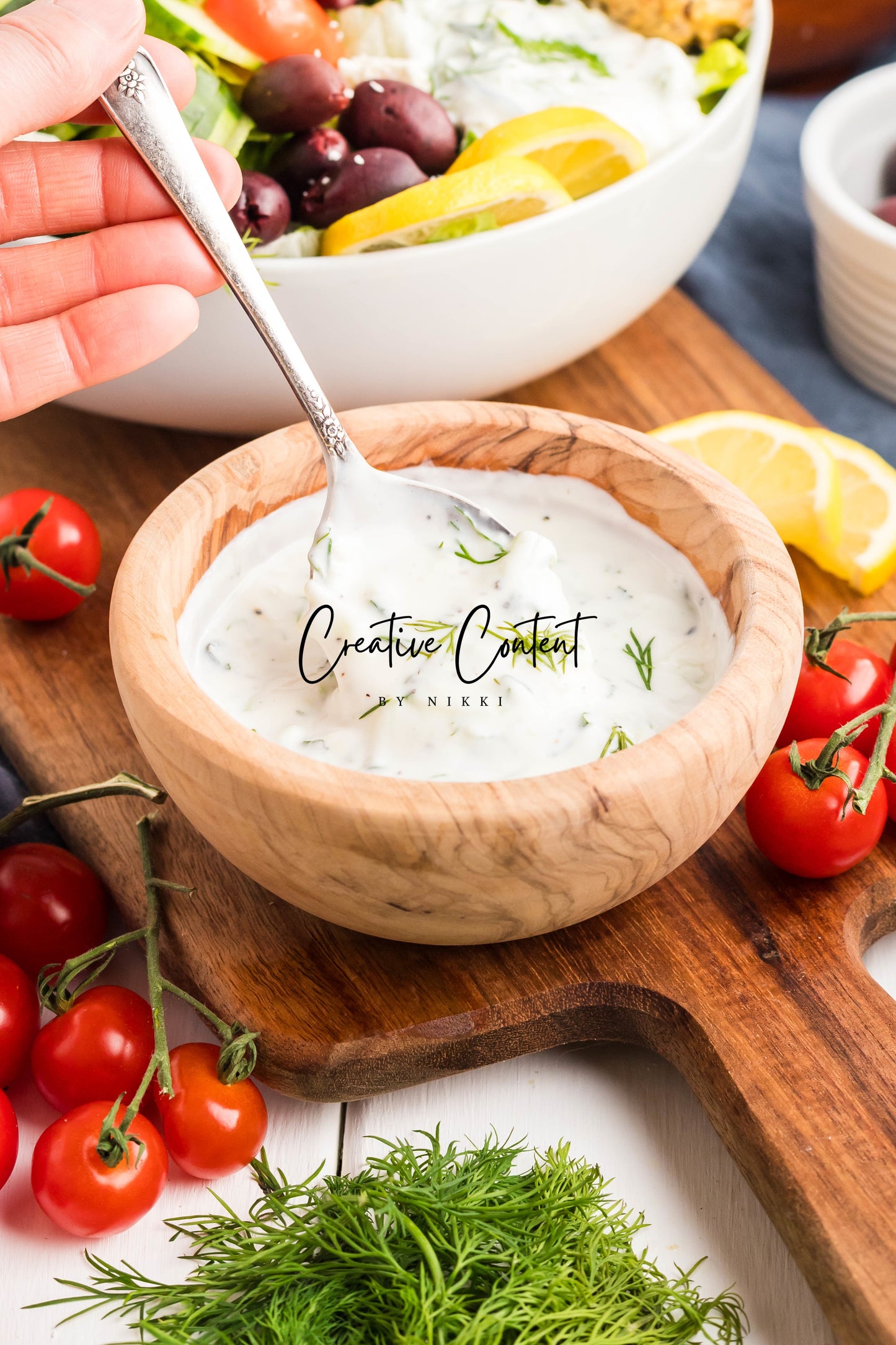 Greek Chicken Meatballs + Tzatziki Sauce - Exclusive