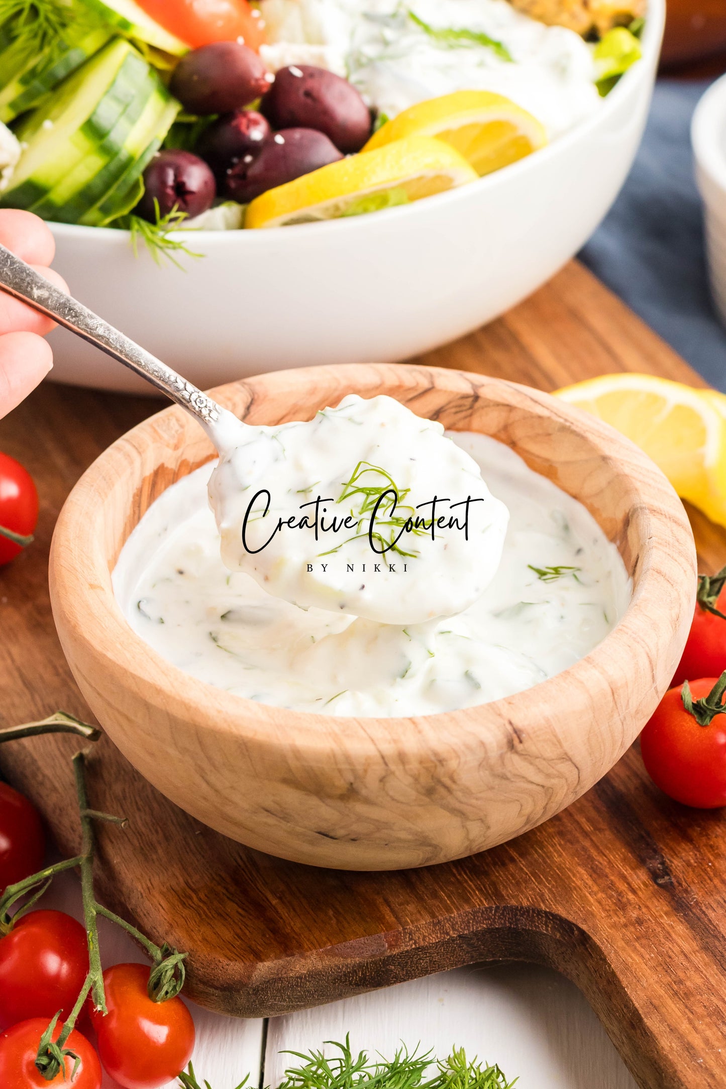 Greek Chicken Meatballs + Tzatziki Sauce - Exclusive