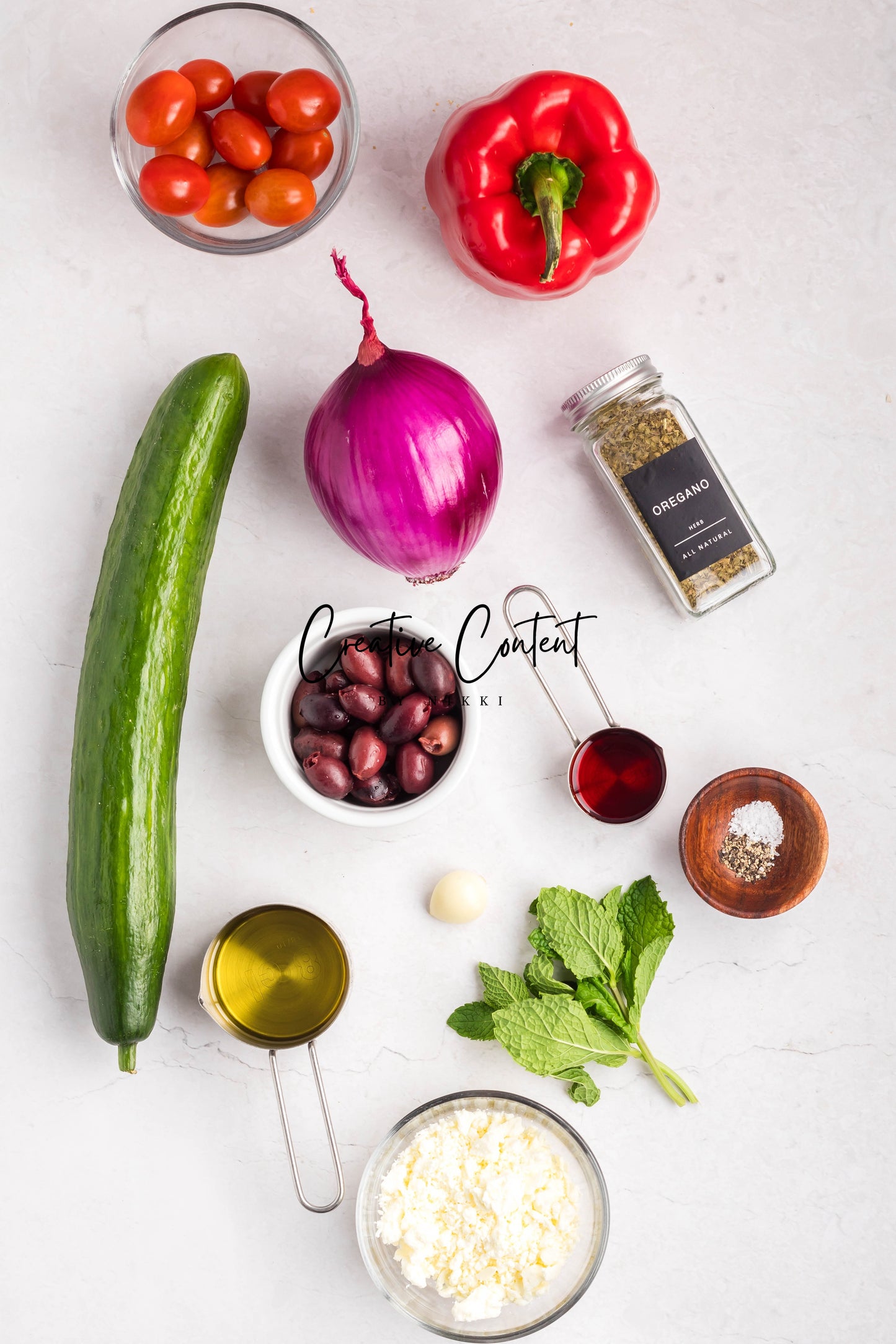 Greek Chopped Salad - Set 2 of 2
