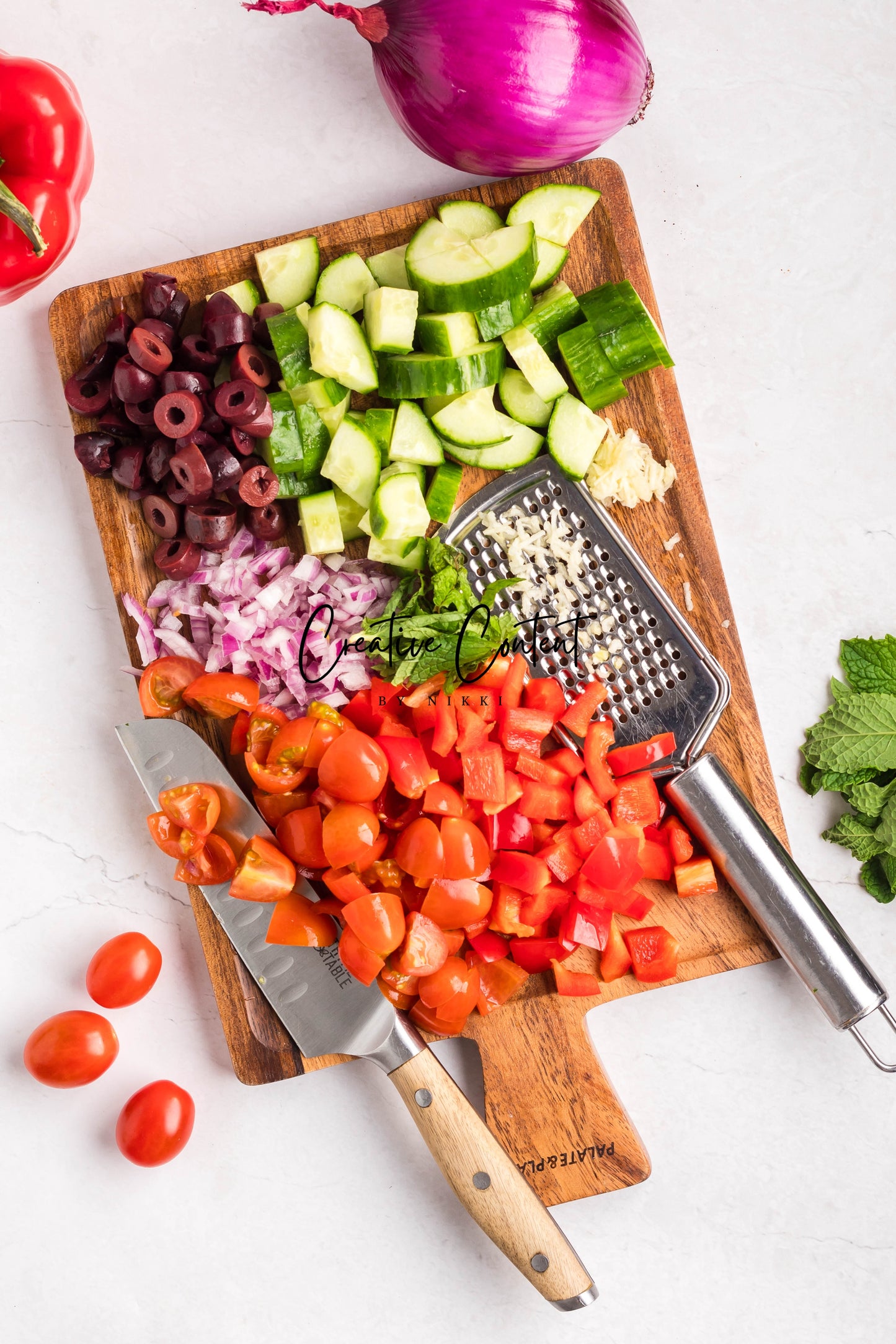 Greek Chopped Salad - Set 2 of 2
