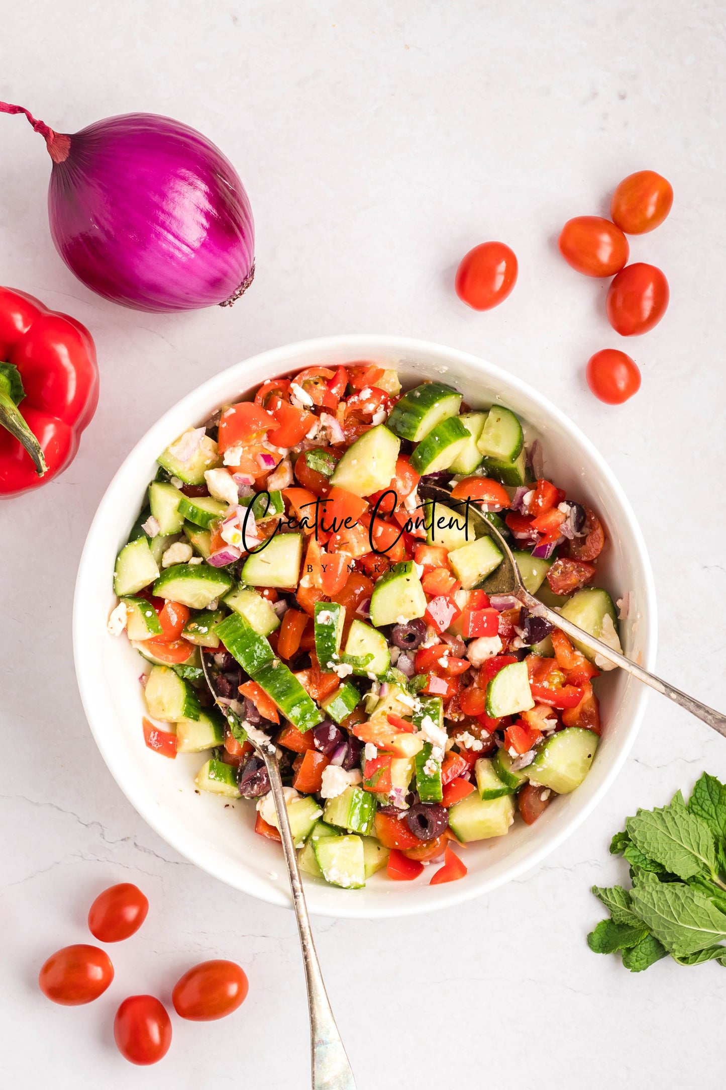 Greek Chopped Salad - Set 2 of 2